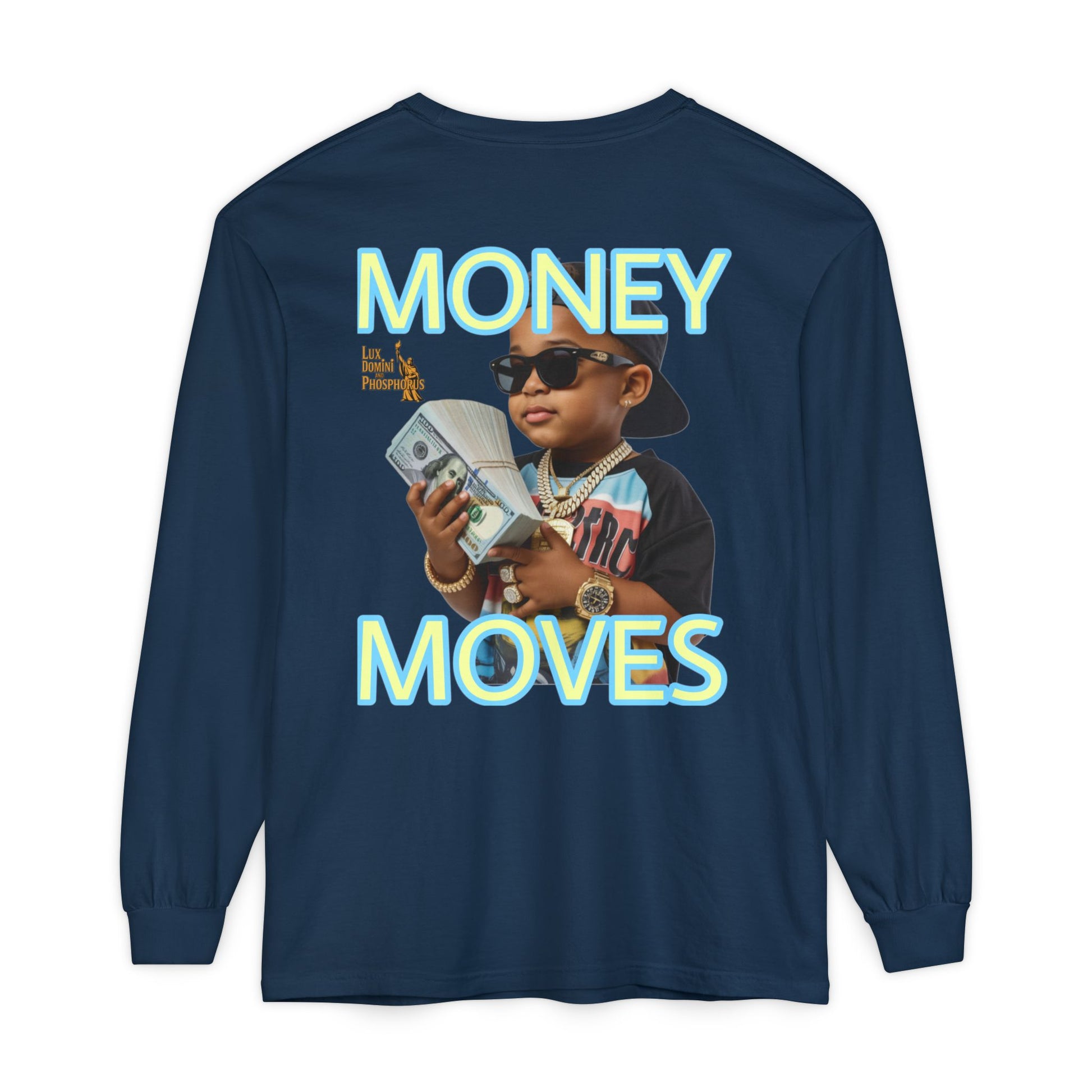 Long Sleeve T-Shirt - Money Moves LD&P APPAREL