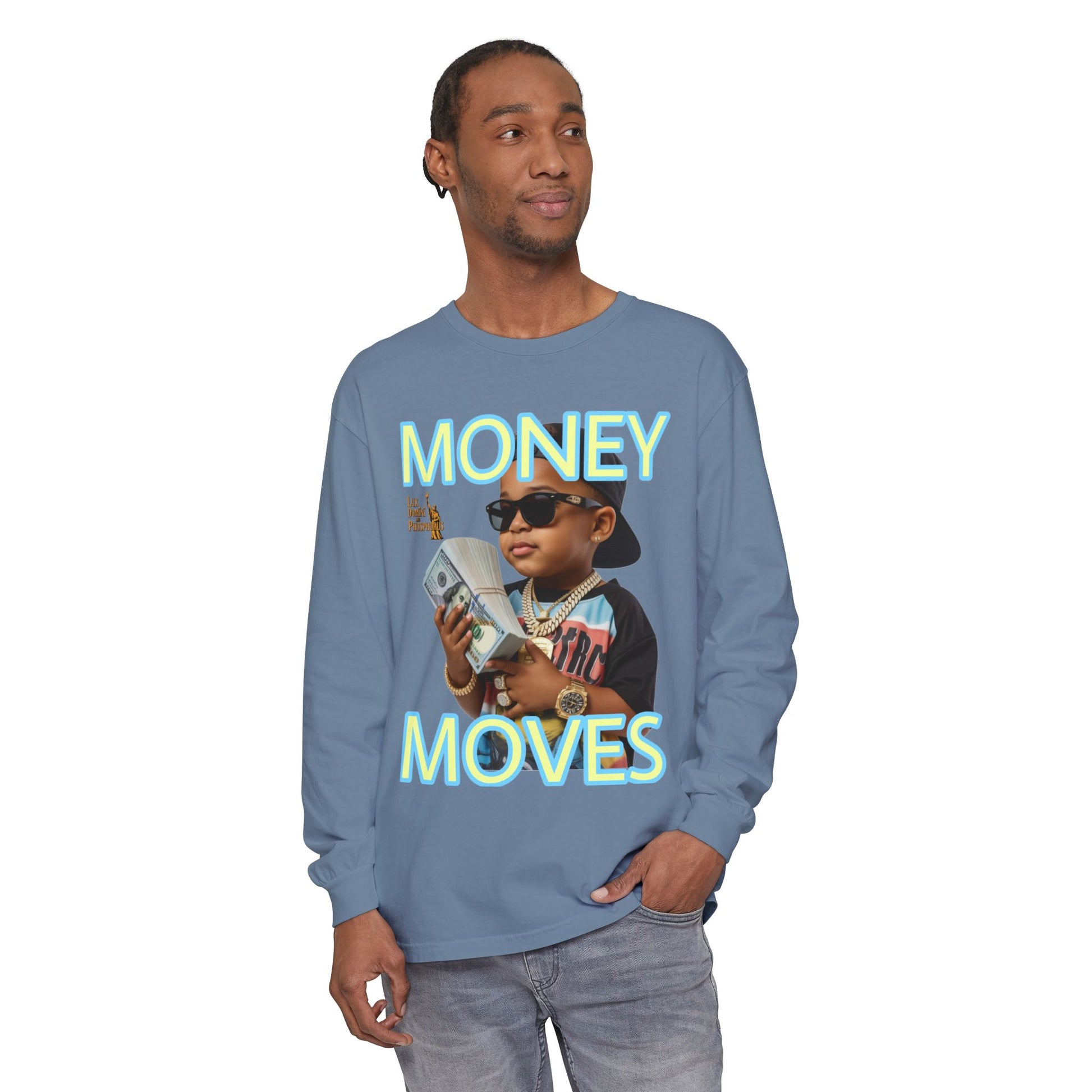 Long Sleeve T-Shirt - Money Moves LD&P APPAREL