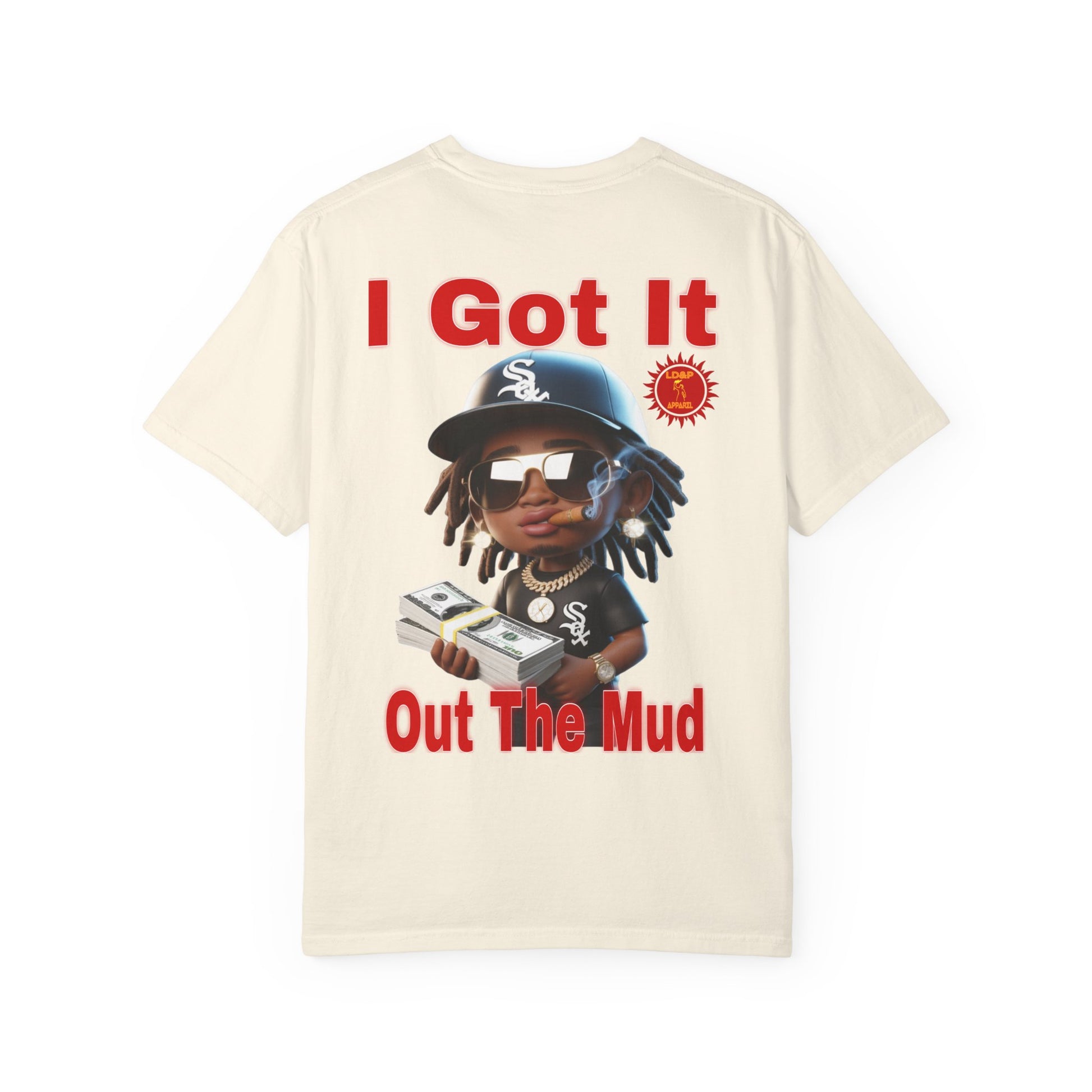T-Shirt Out The Mud Hustler - Unisex Garment-Dyed