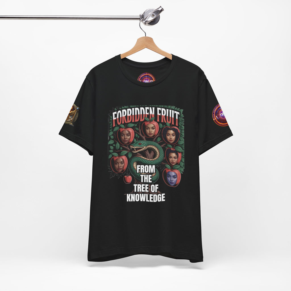 Short Sleeve Tee - Tree of Knowledge Forbidden Fruit Design