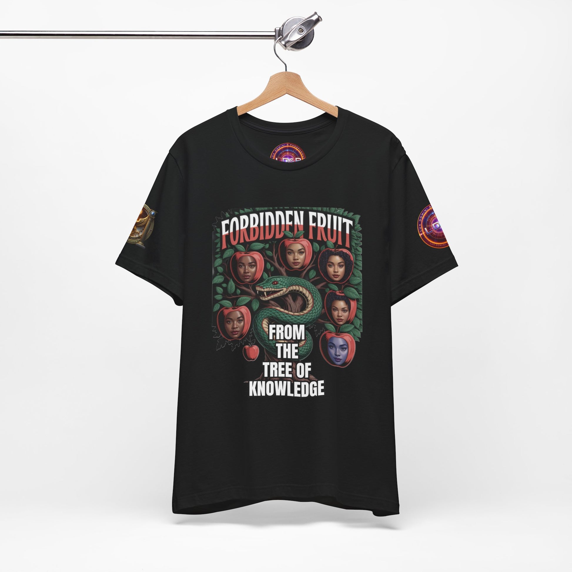 Short Sleeve Tee - Tree of Knowledge Forbidden Fruit Design