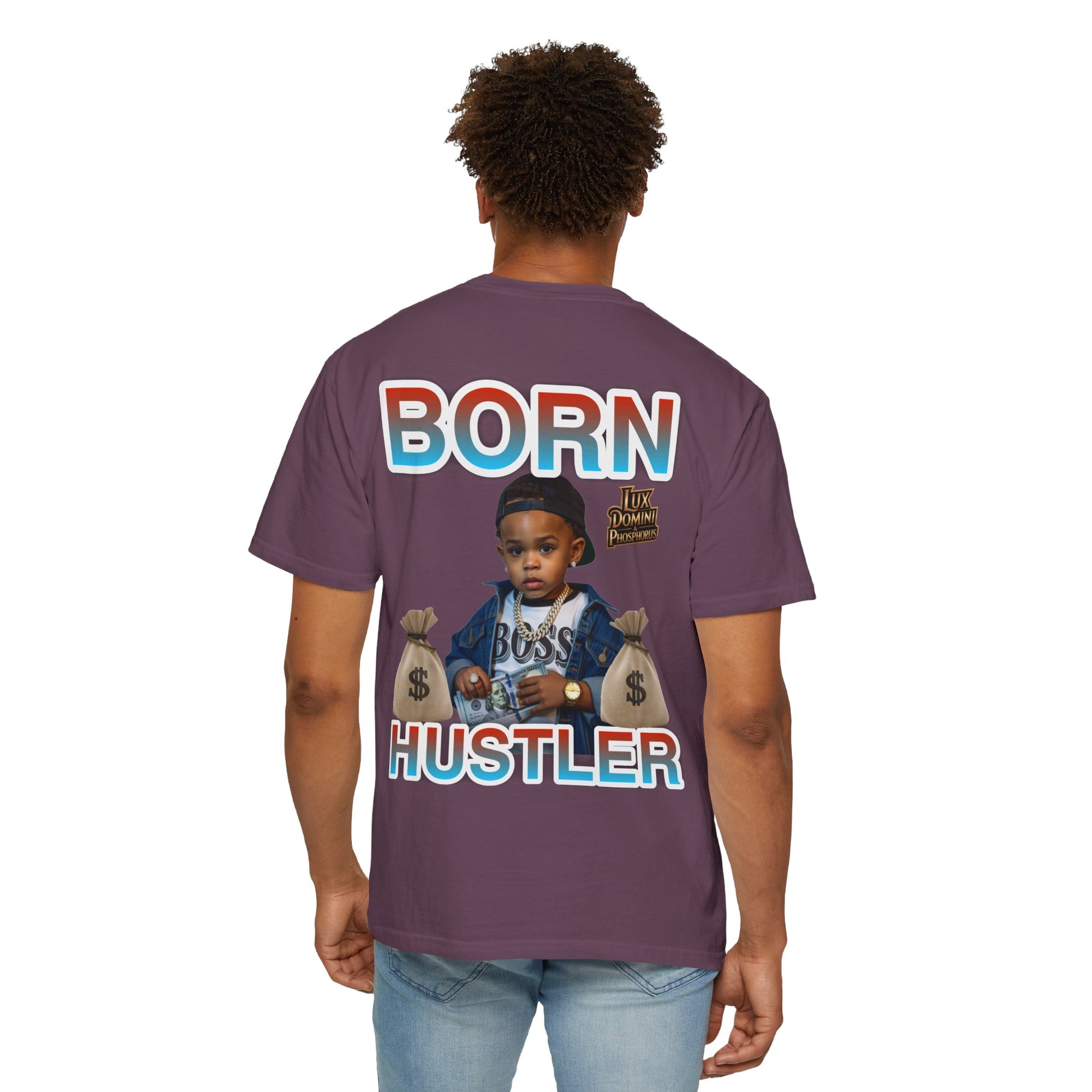 Garment-Dyed T-shirt BORN HUSTLER LD&P APPAREL