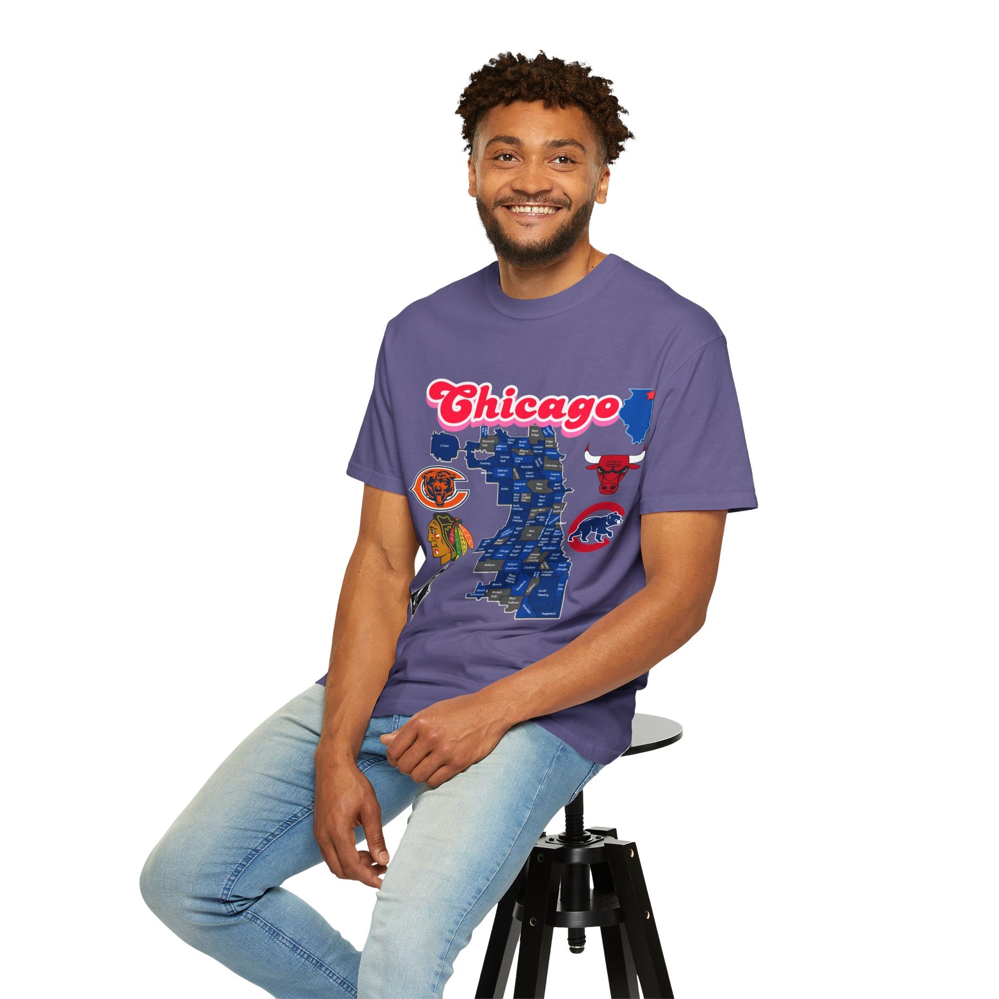 Chicago Unisex T-shirt - Vintage Chicago Design