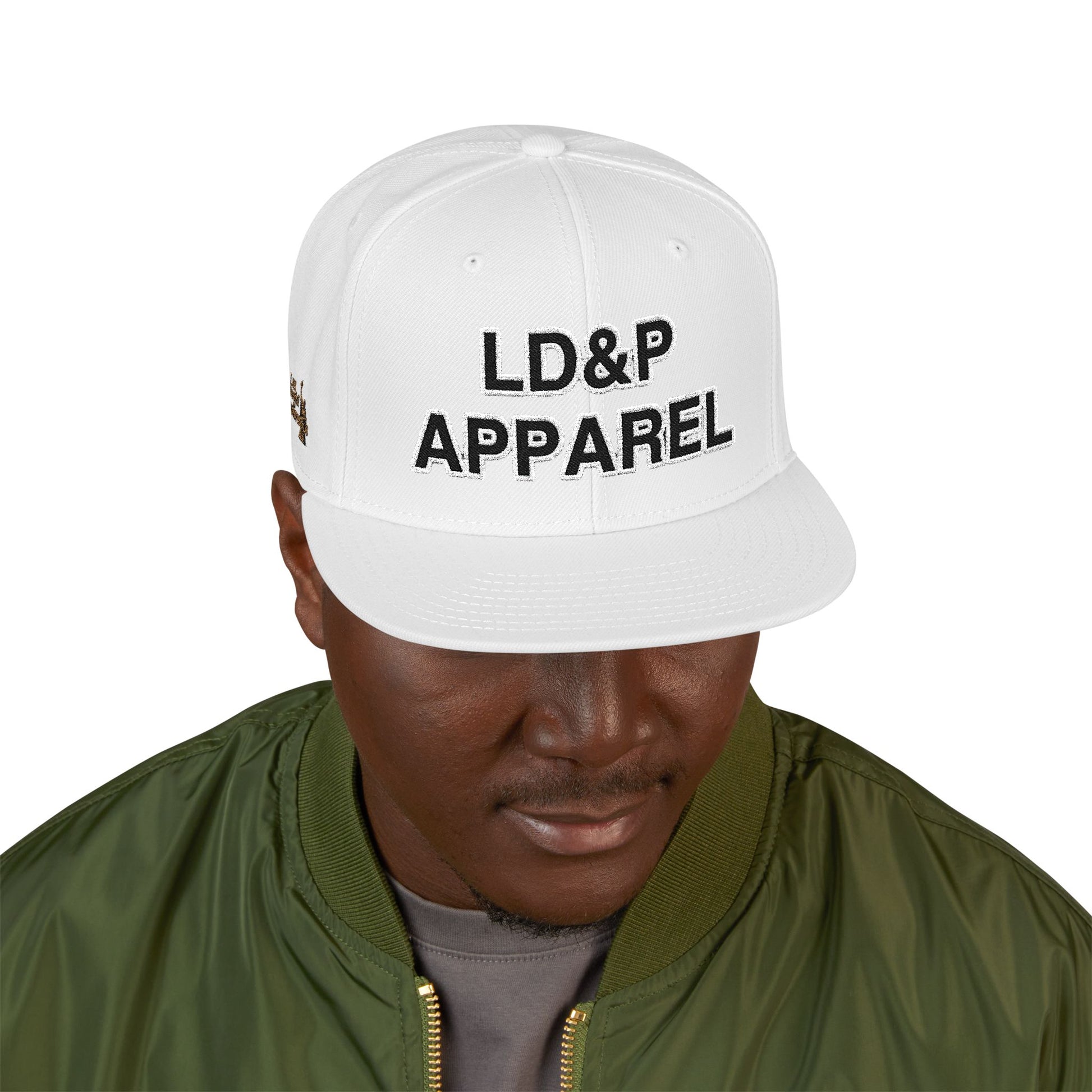 Embroidered Snapback Cap - LD&P Apparel Design