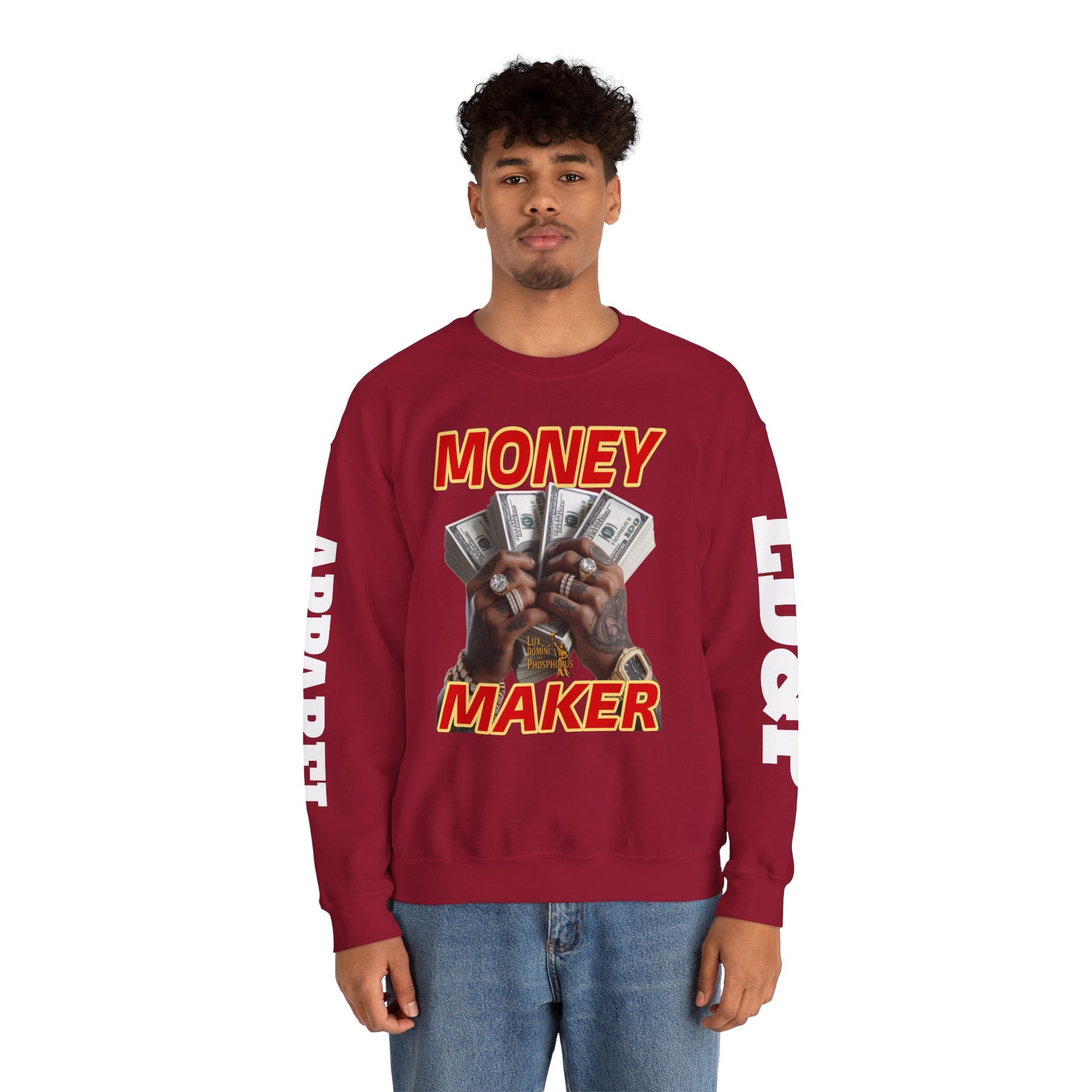 Money Maker Unisex Sweatshirt - LD&P APPAREL Design