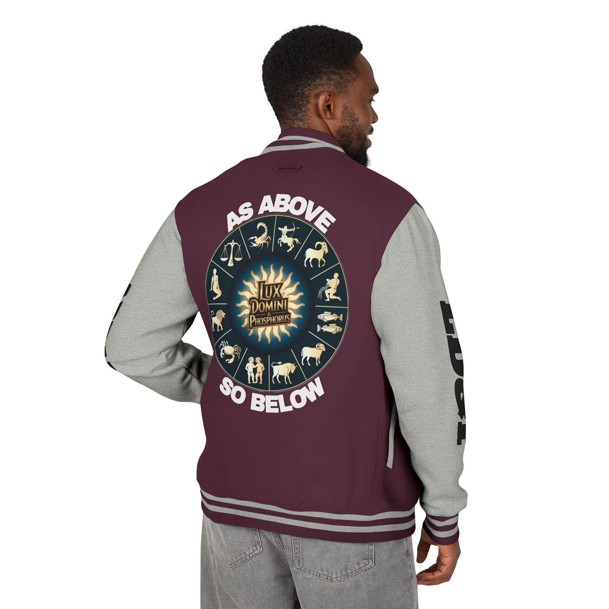 Letterman Jacket - As above so below LD&P APPAREL Design