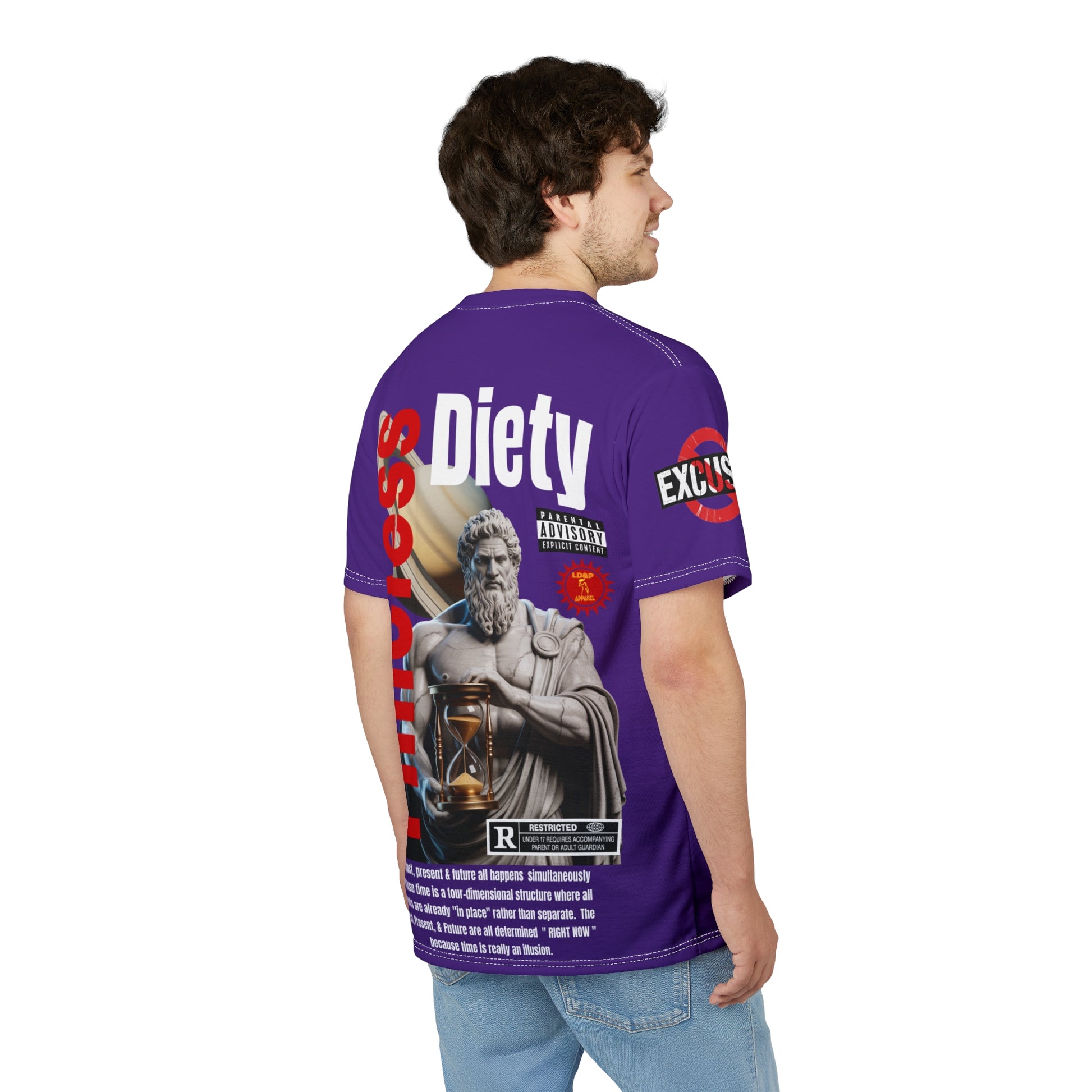 Timeless Diety Graphic Tee LD&P APPAREL Purple