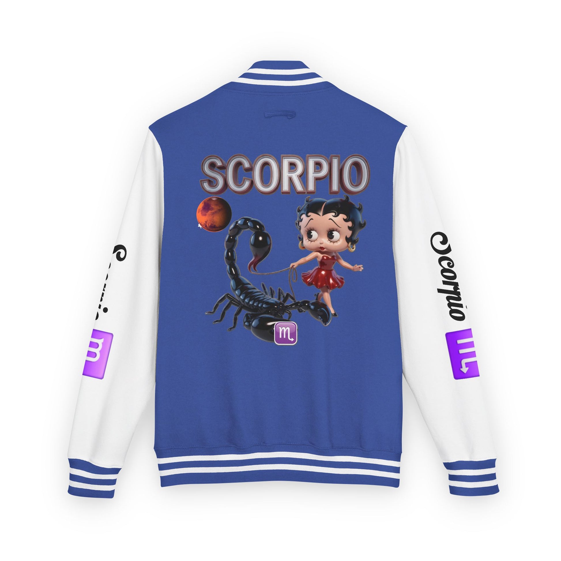 Letterman Jacket Scorpio Zodiac Design