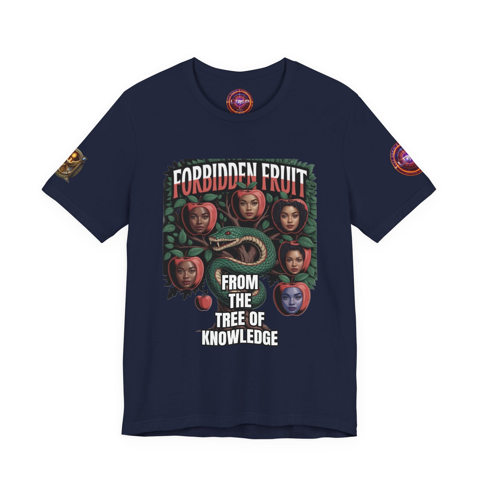 Short Sleeve Tee - Tree of Knowledge Forbidden Fruit Design