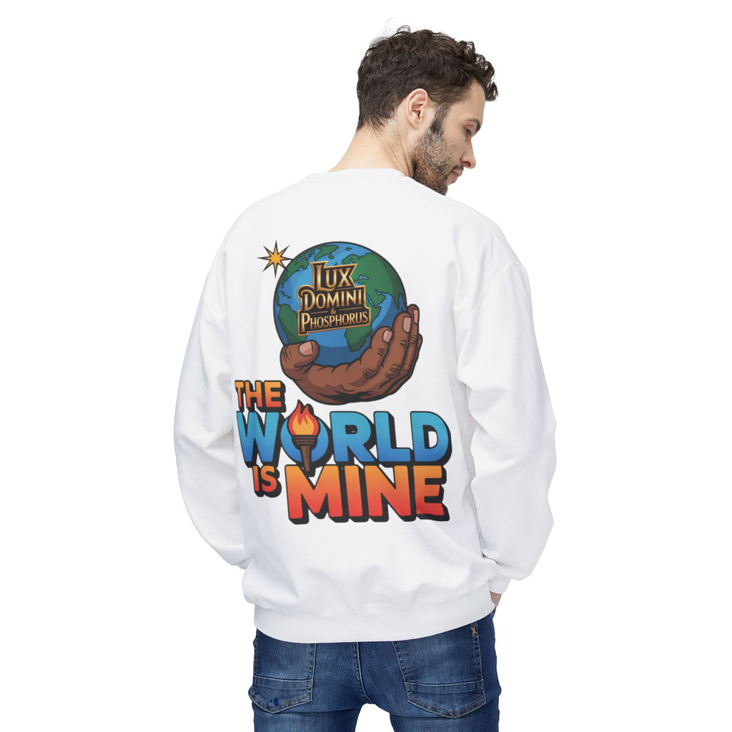 "The World Is Mine"  Design 2 Crewneck Sweatshirt