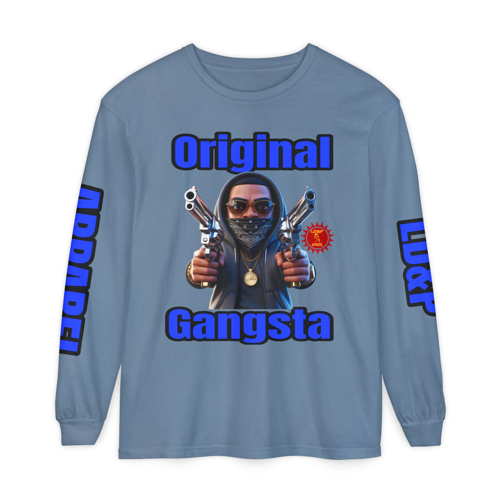 Long Sleeve T-Shirt Original Gangsta LD&amp;P Apparel Design