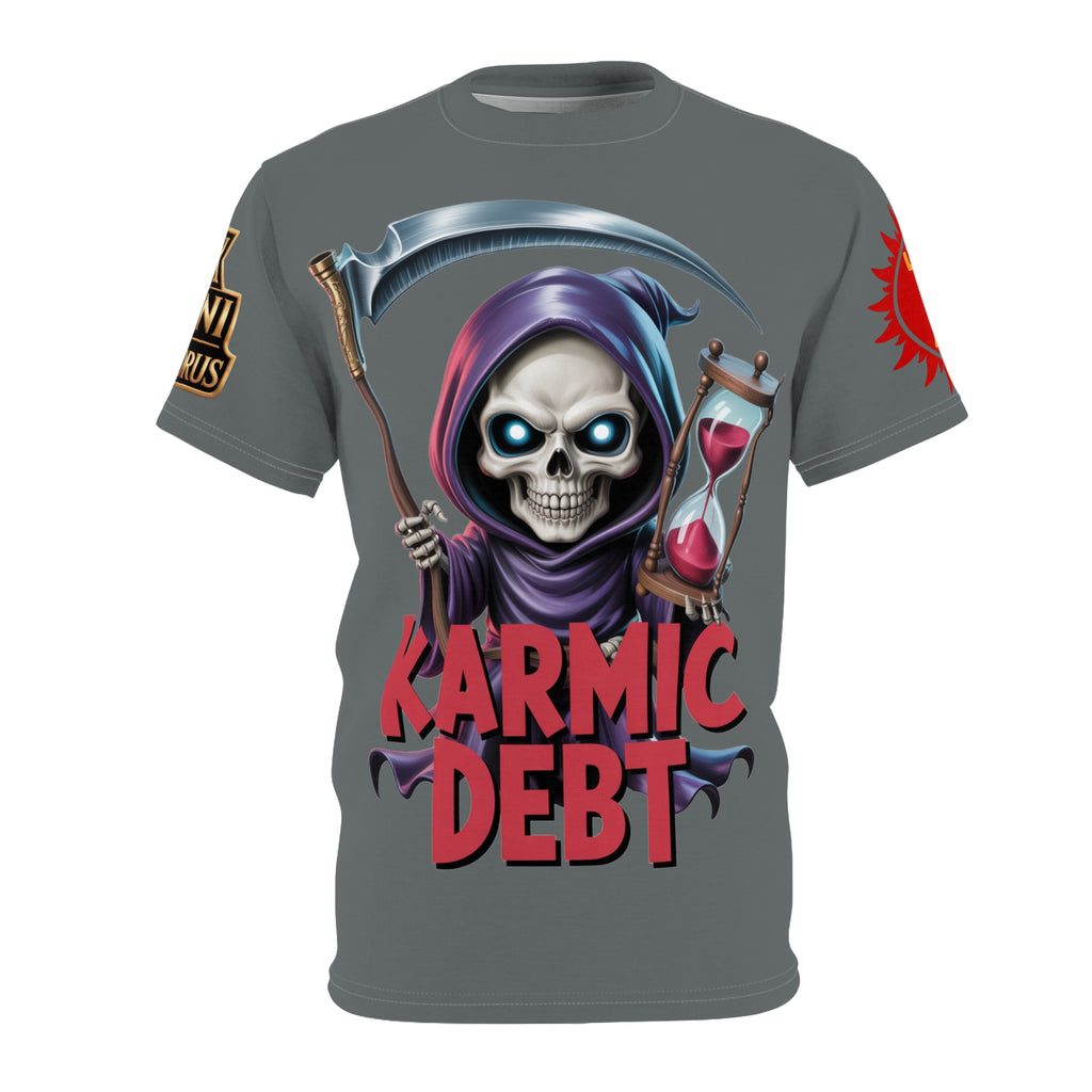 Karmic Debt Graphic Tee — LD&P Apparel Dark Grey