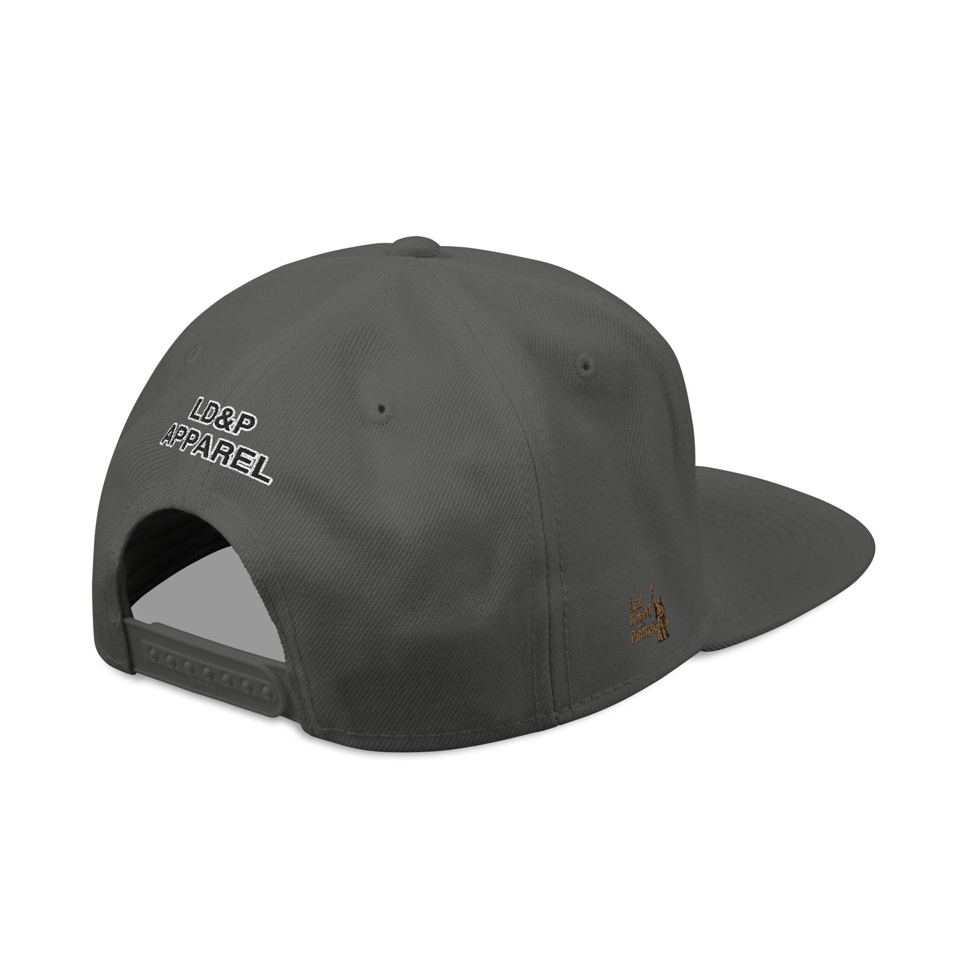 Embroidered Snapback Cap - LD&P Apparel Design