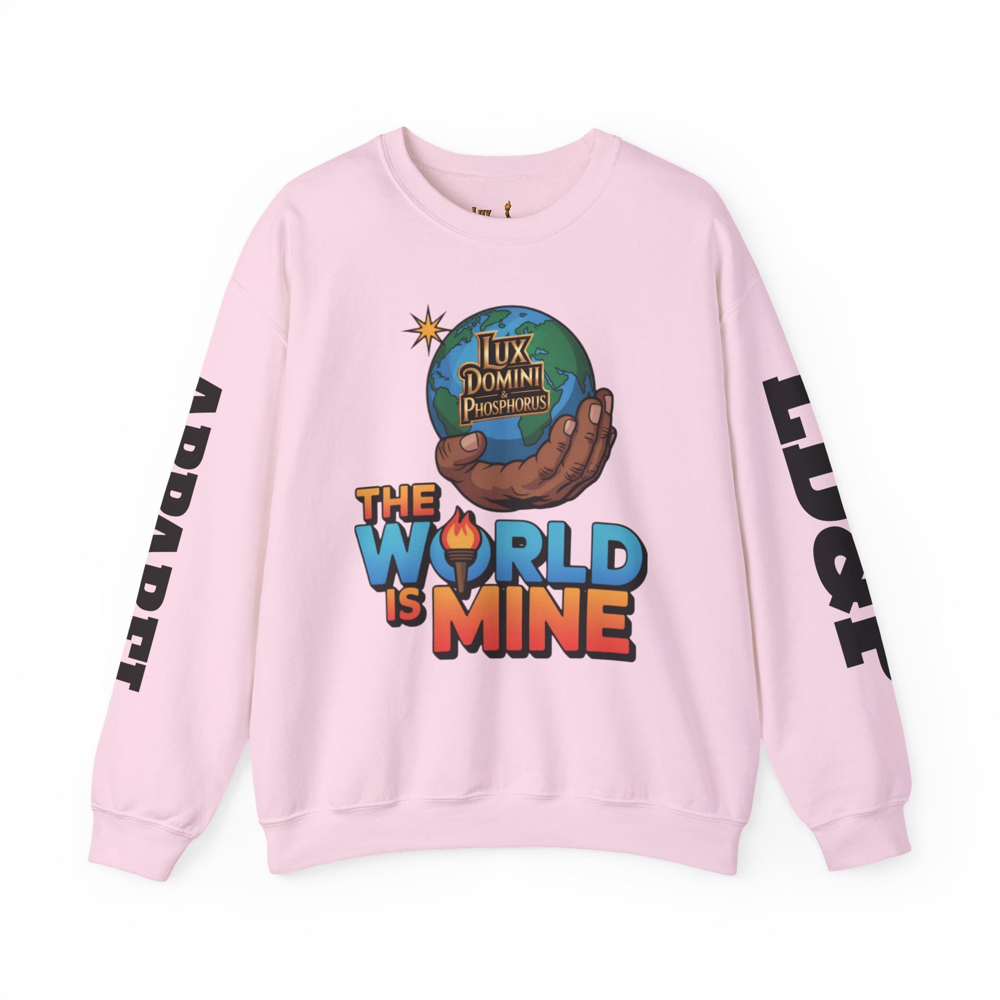 Graphic Sweatshirt - The World Is Mine LD&P APPAREL Design