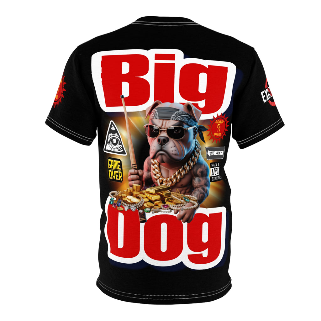 Big Dog Graphic Tee LD&P APPAREL Black