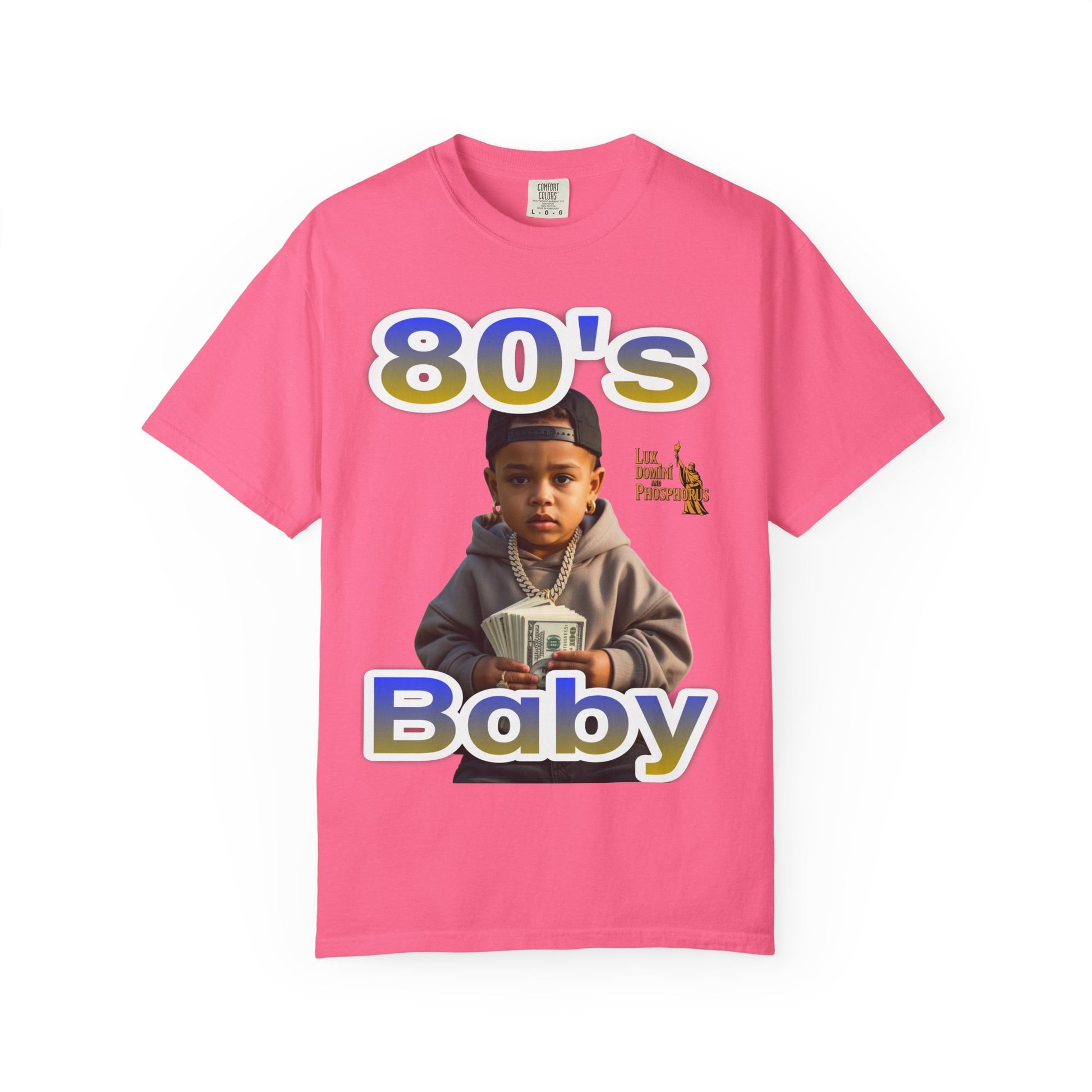 80s Baby Unisex Garment-Dyed T-shirt - LD&P APPAREL