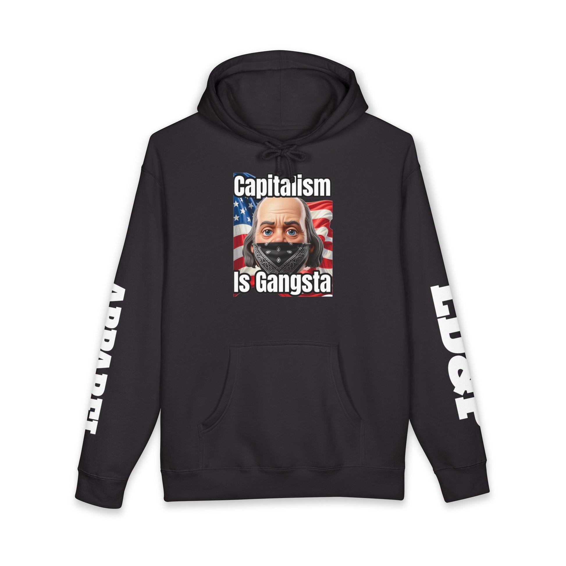 Capitalism is Gangsta Heavyweight Hooded Sweatshirt
