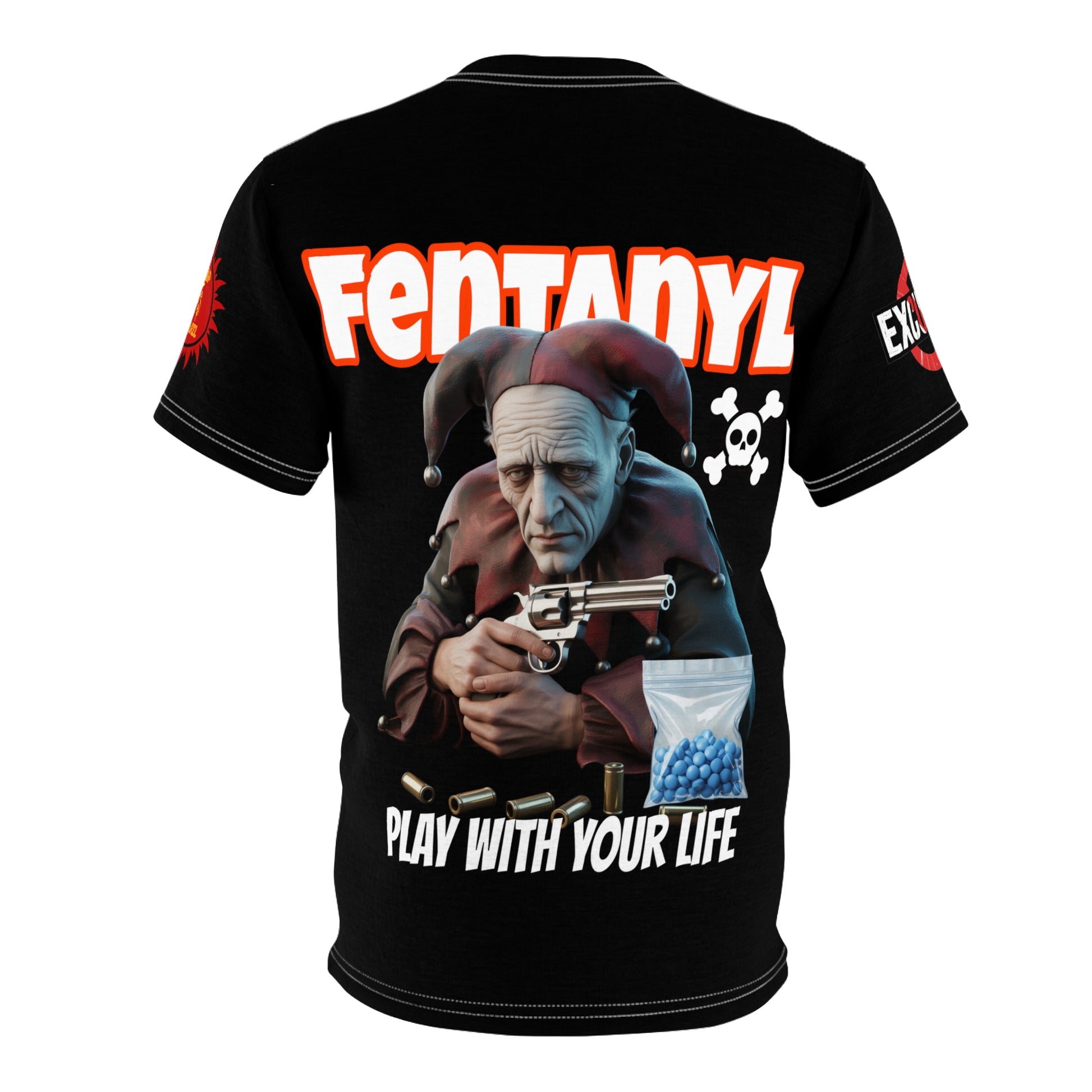 Fentanyl Awareness Graphic Tee — “Play With Your Life” Prevention Shirt