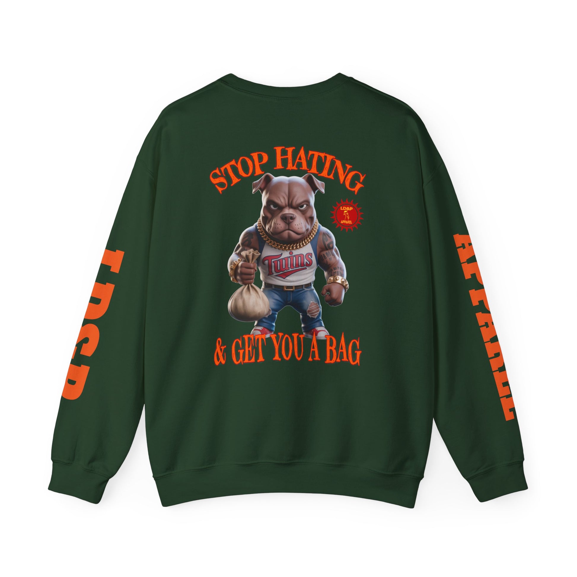 Unisex Sweatshirt Stop Hating LD&P Apparel Design