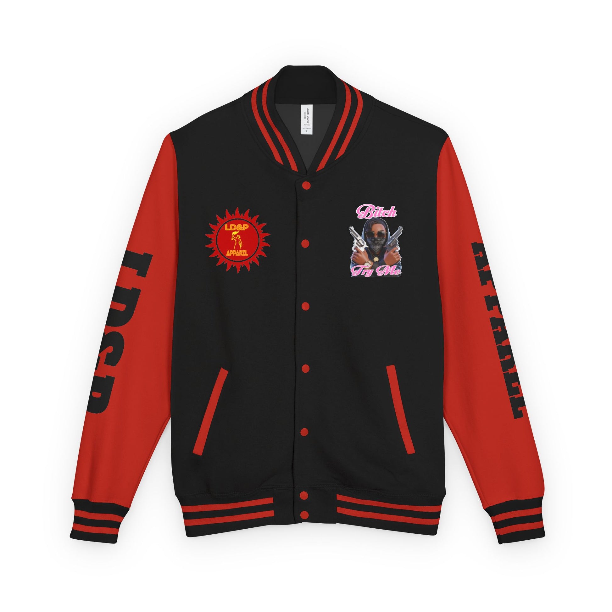 Letterman Jacket - 'Try me' Design