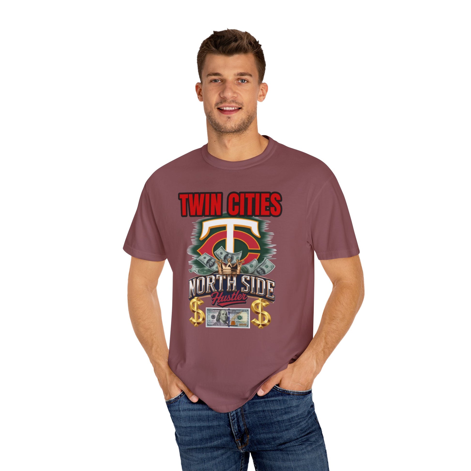 Garment-Dyed T-shirt - TC Northside HUSTLER