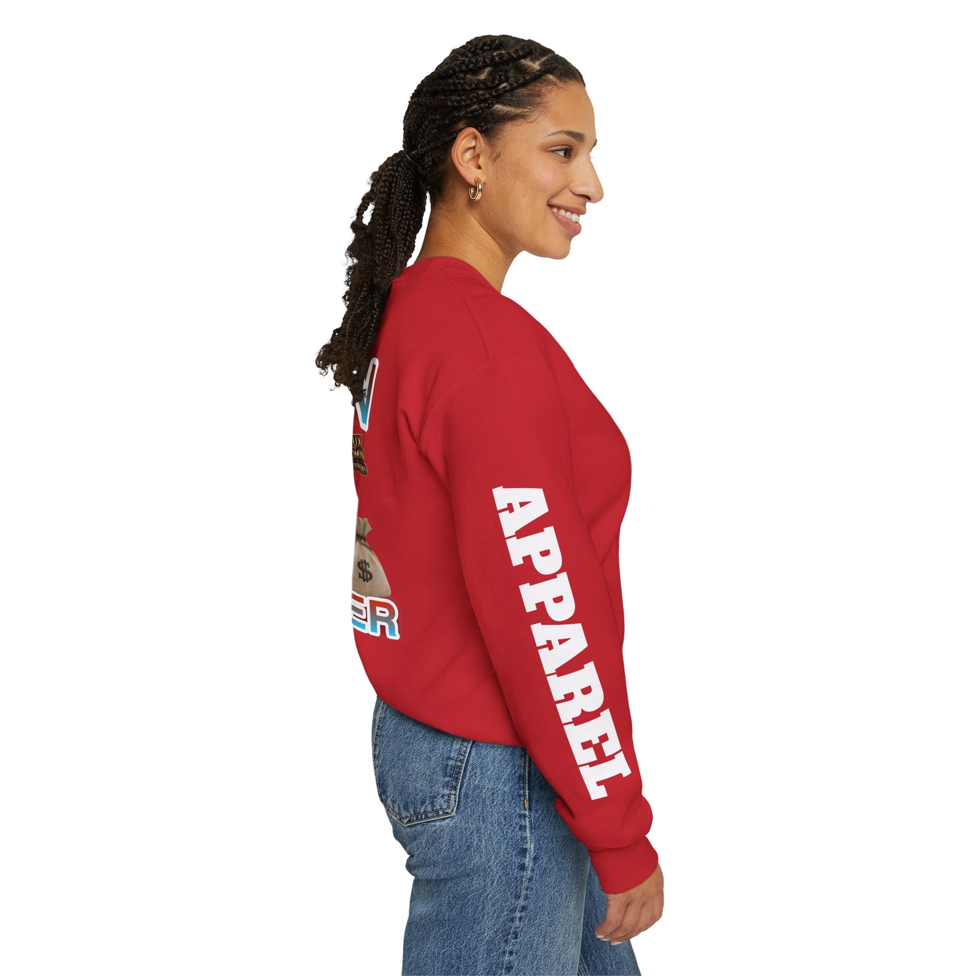 Crewneck Sweatshirt - Born Hustler LD&P Apparel