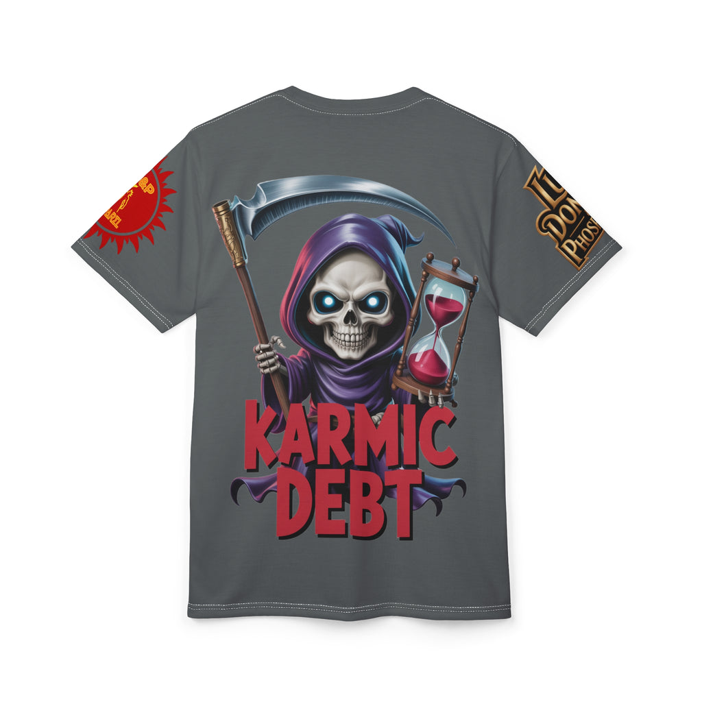 Karmic Debt Graphic Tee — LD&P Apparel Dark Grey