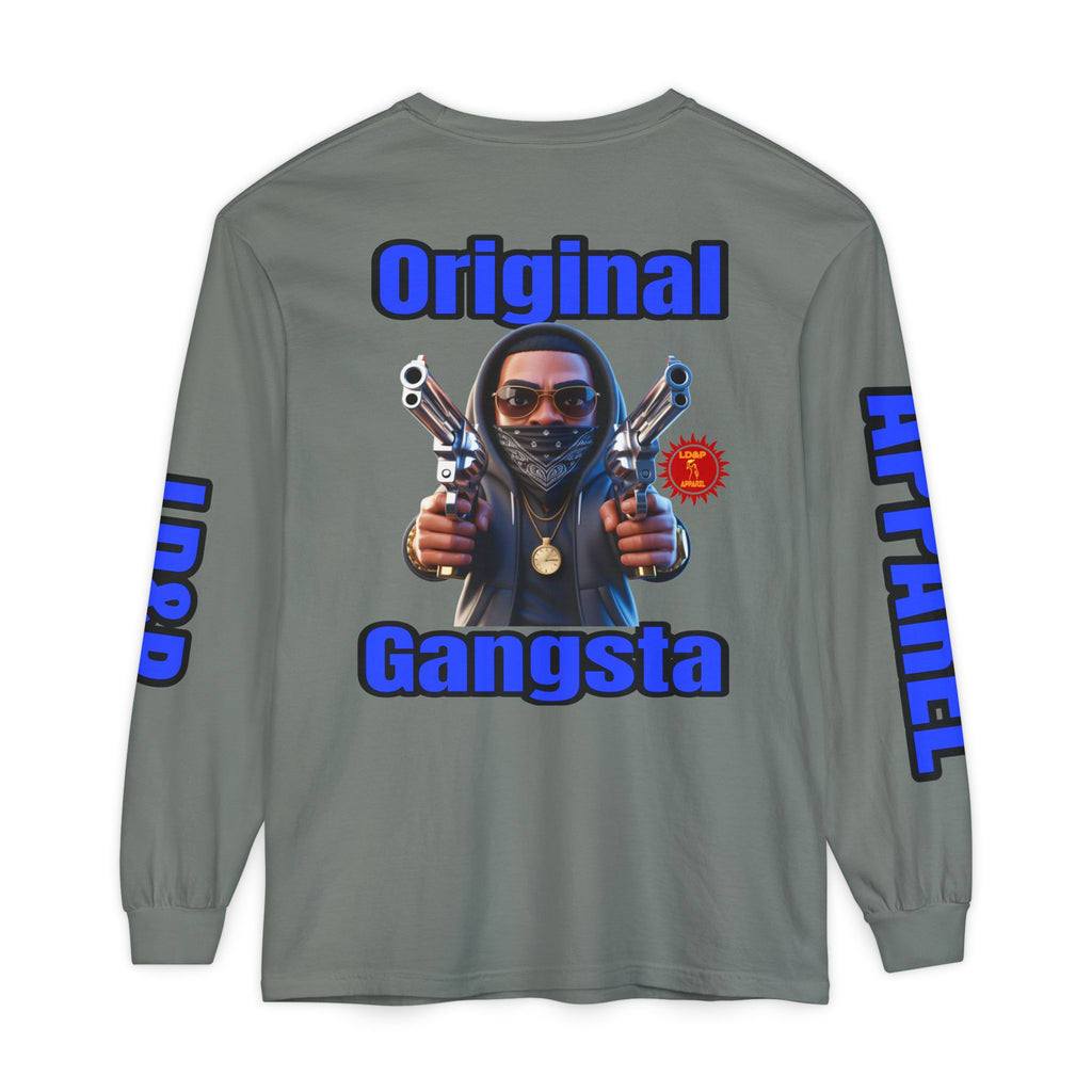 Long Sleeve T-Shirt Original Gangsta LD&amp;P Apparel Design