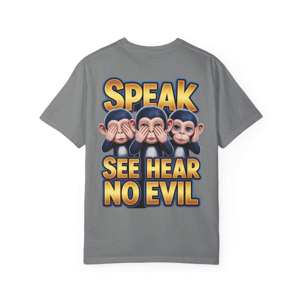 Graphic T-Shirt Speak See Hear No Evil design #2