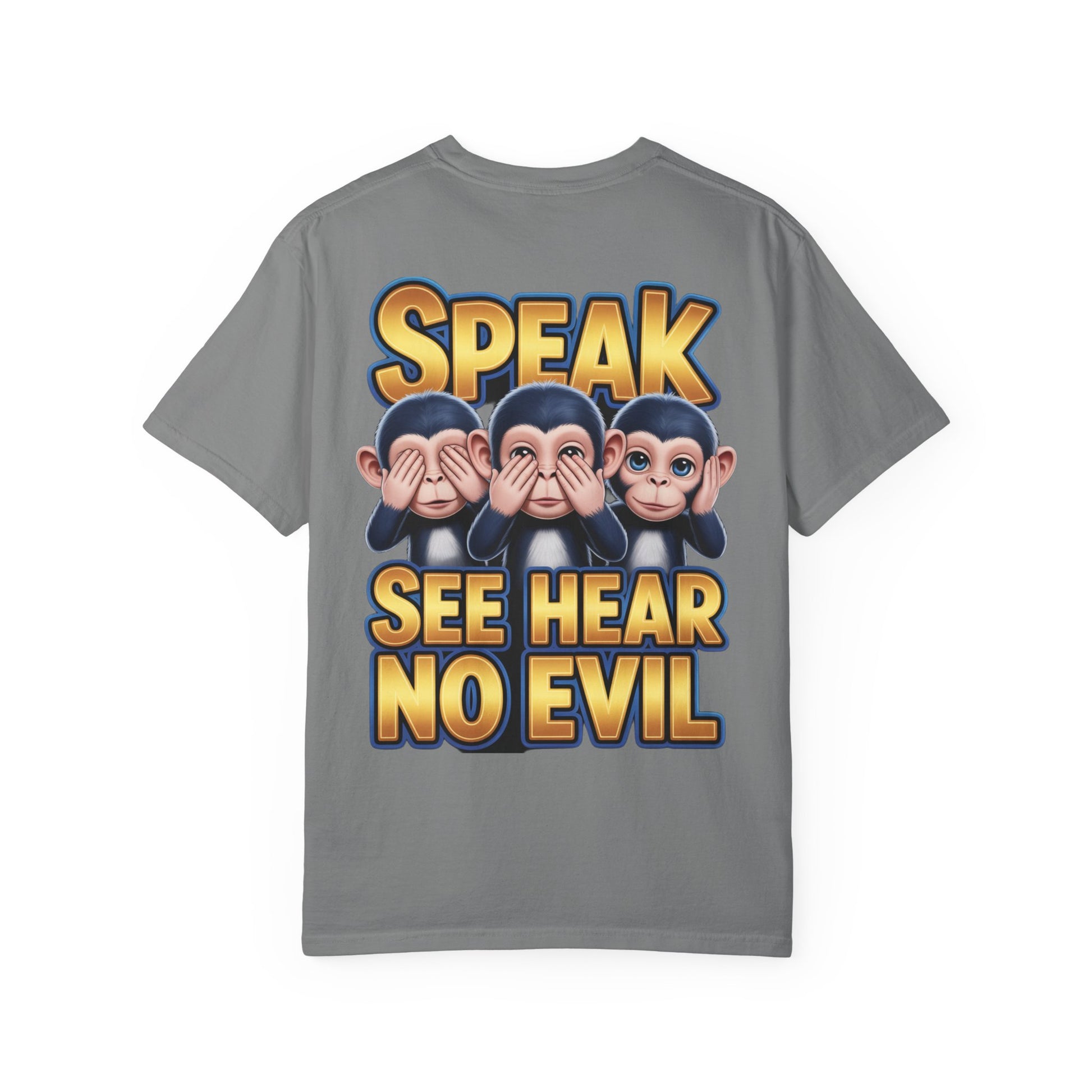 Graphic T-Shirt Speak See Hear No Evil design #2
