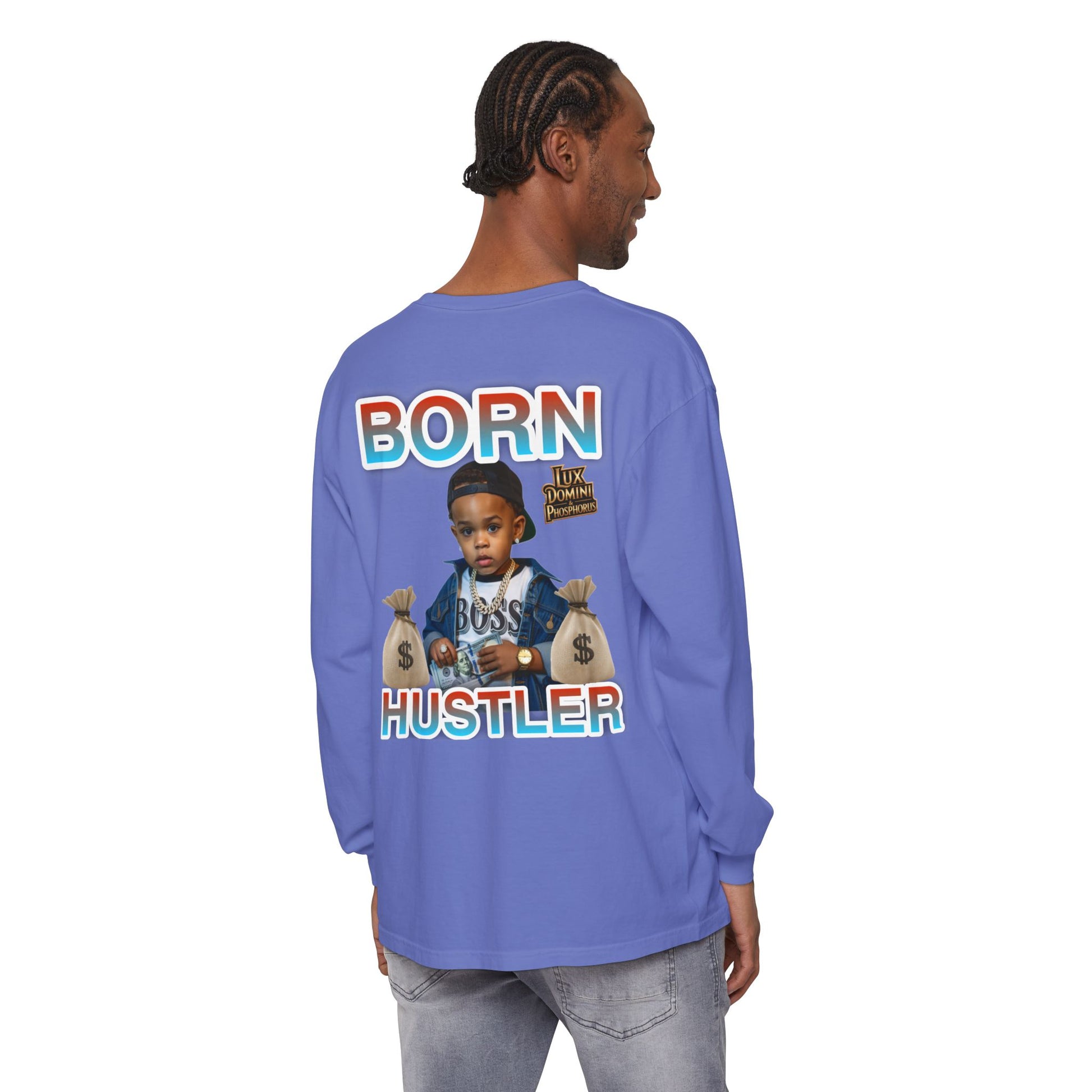 Long Sleeve T-Shirt Born Hustler Apparel