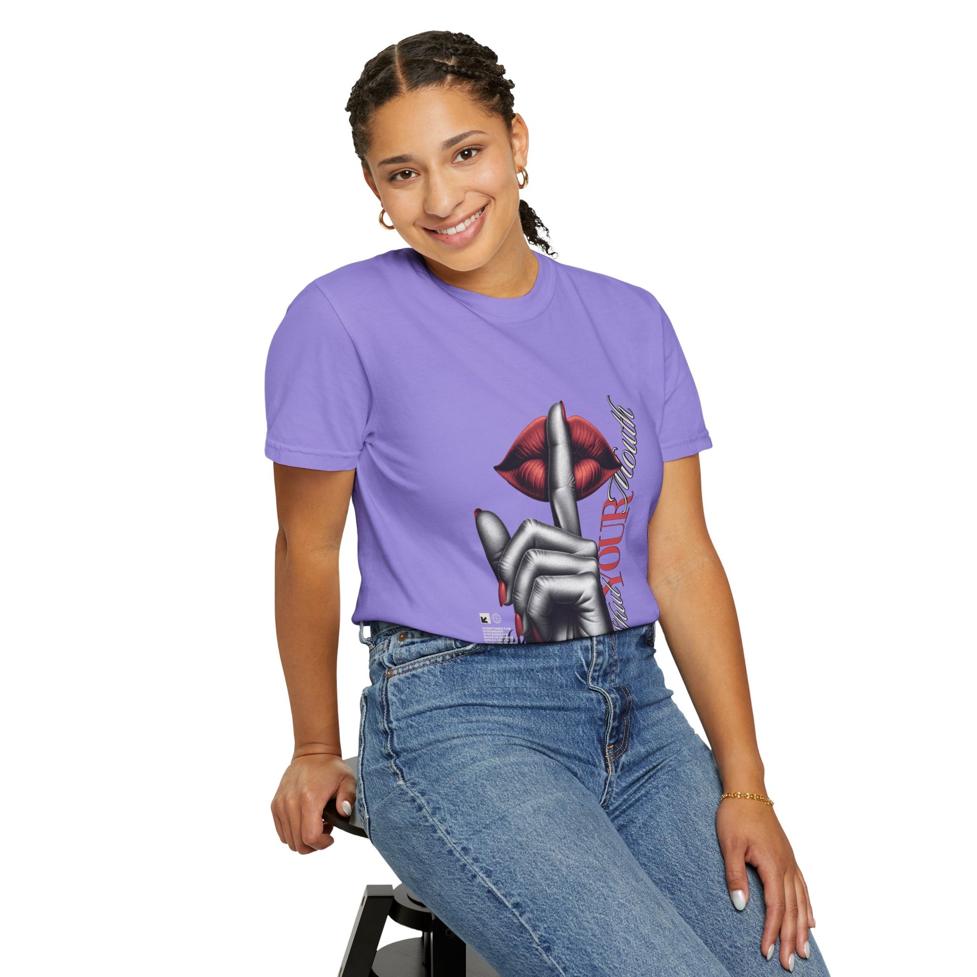 Dyed T-shirt - Big Moma Print