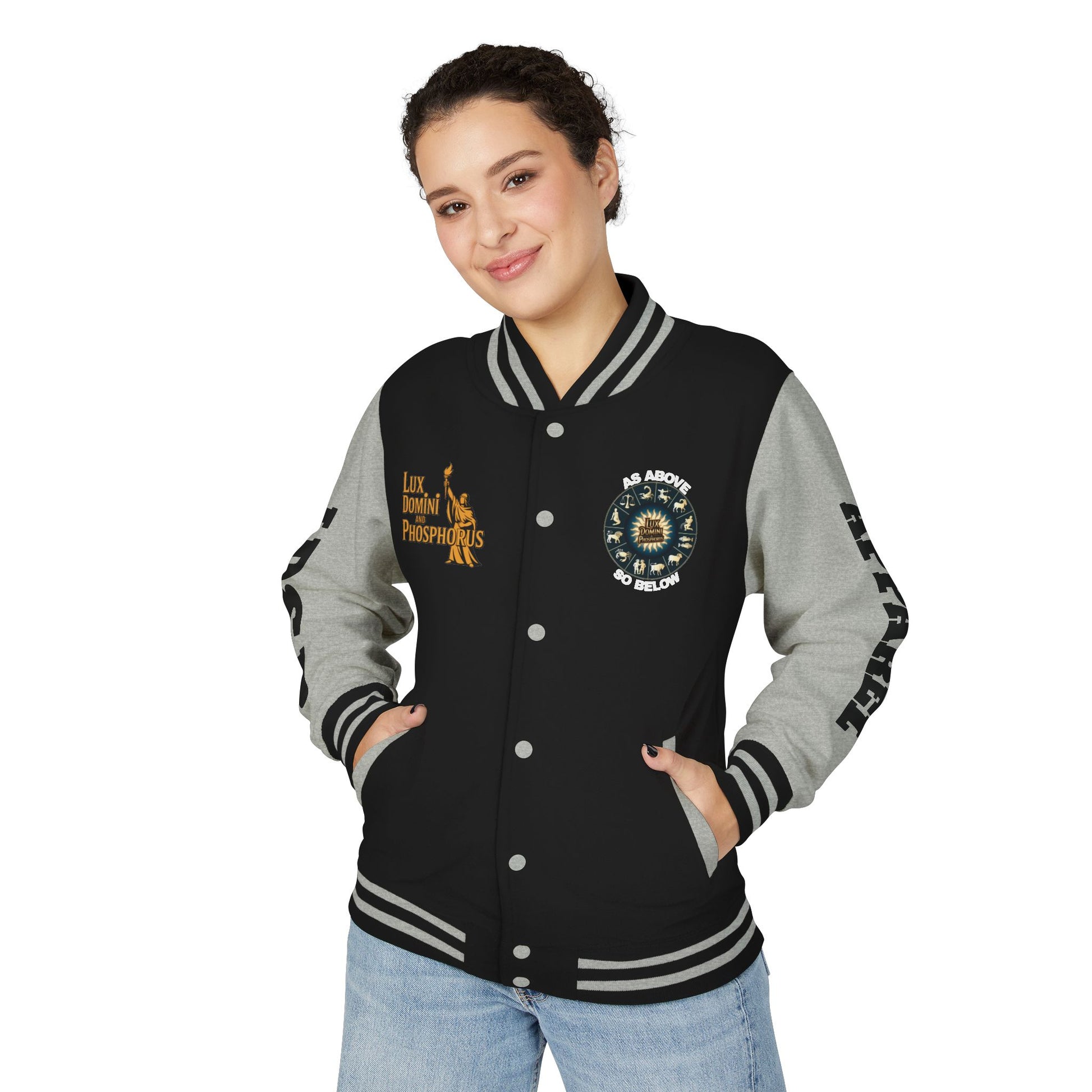 Letterman Jacket - As above so below LD&P APPAREL Design