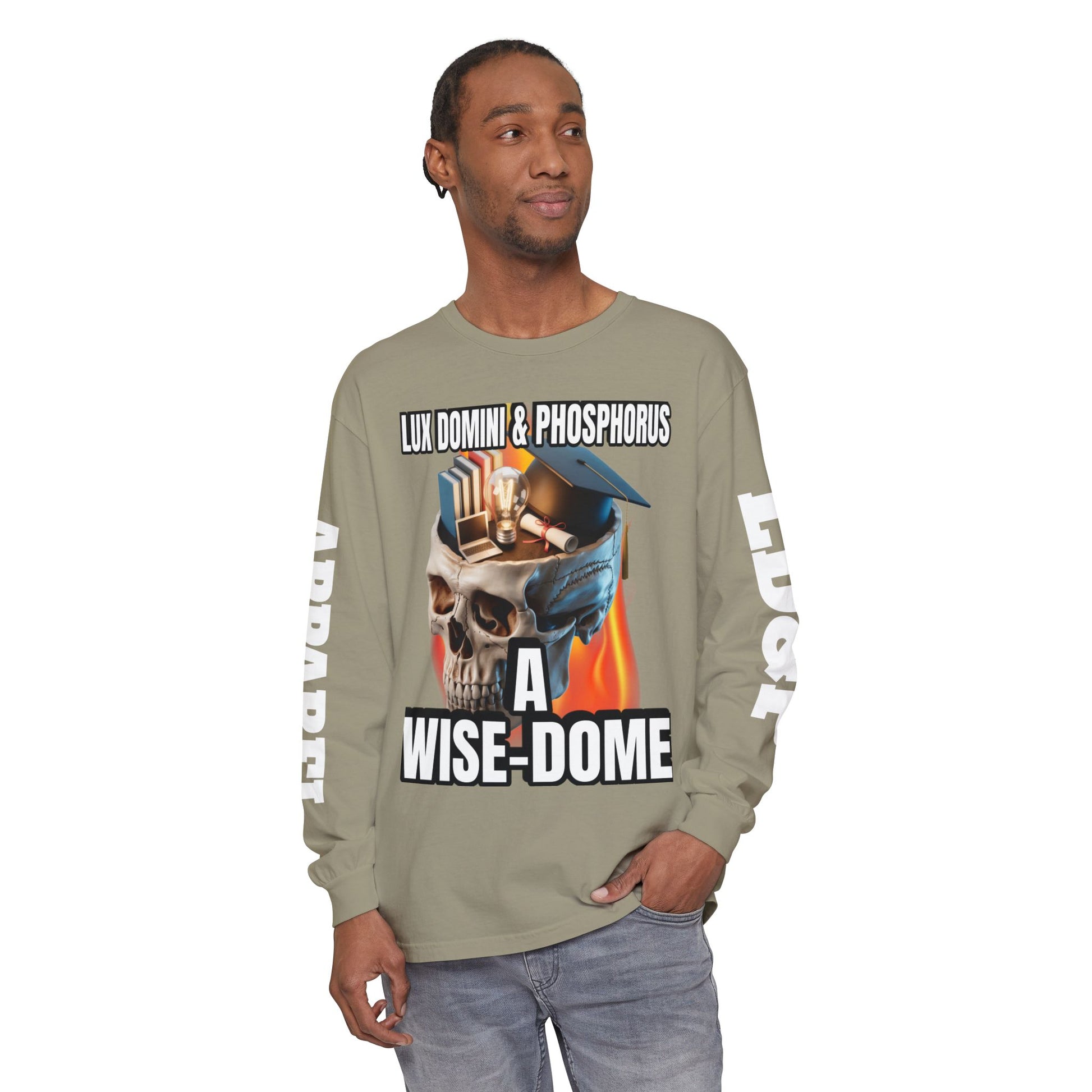 'A Wise-Dome' LD&P APPAREL Long Sleeve Tee