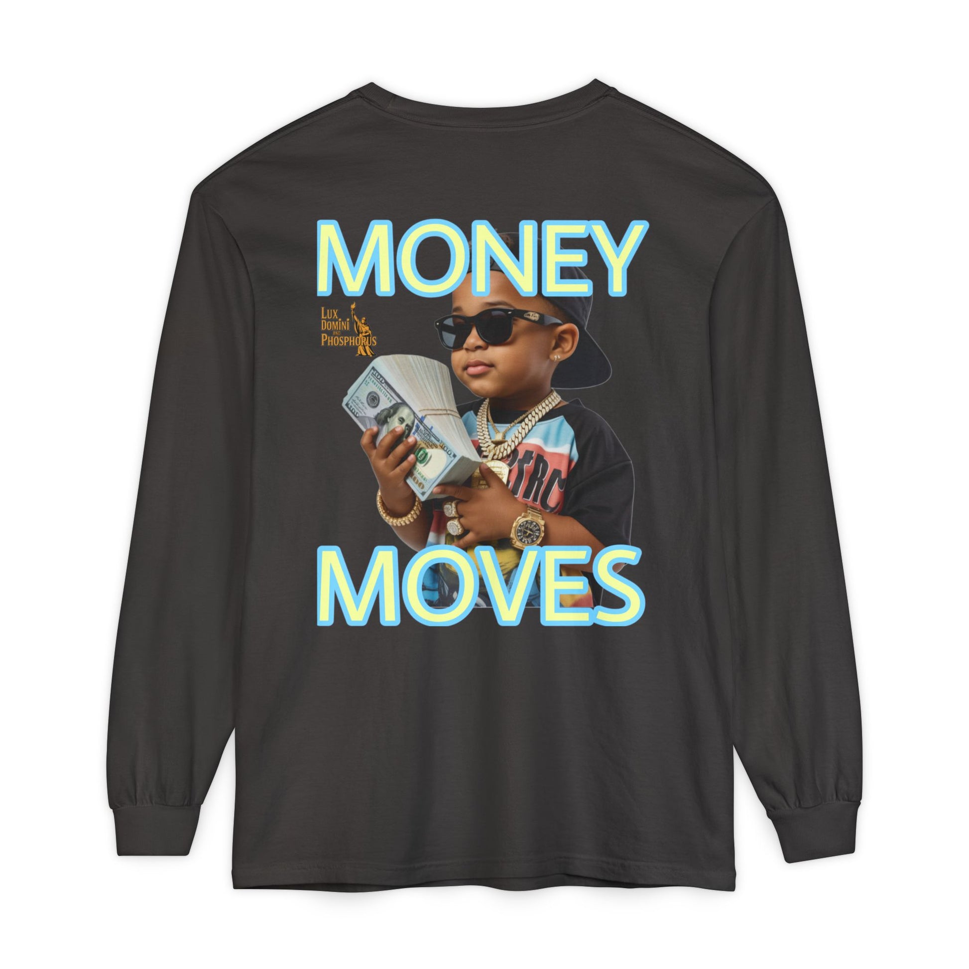 Long Sleeve T-Shirt - Money Moves LD&P APPAREL