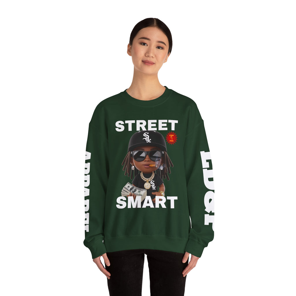Street Smart Crewneck Sweatshirt - Urban Casual Wear