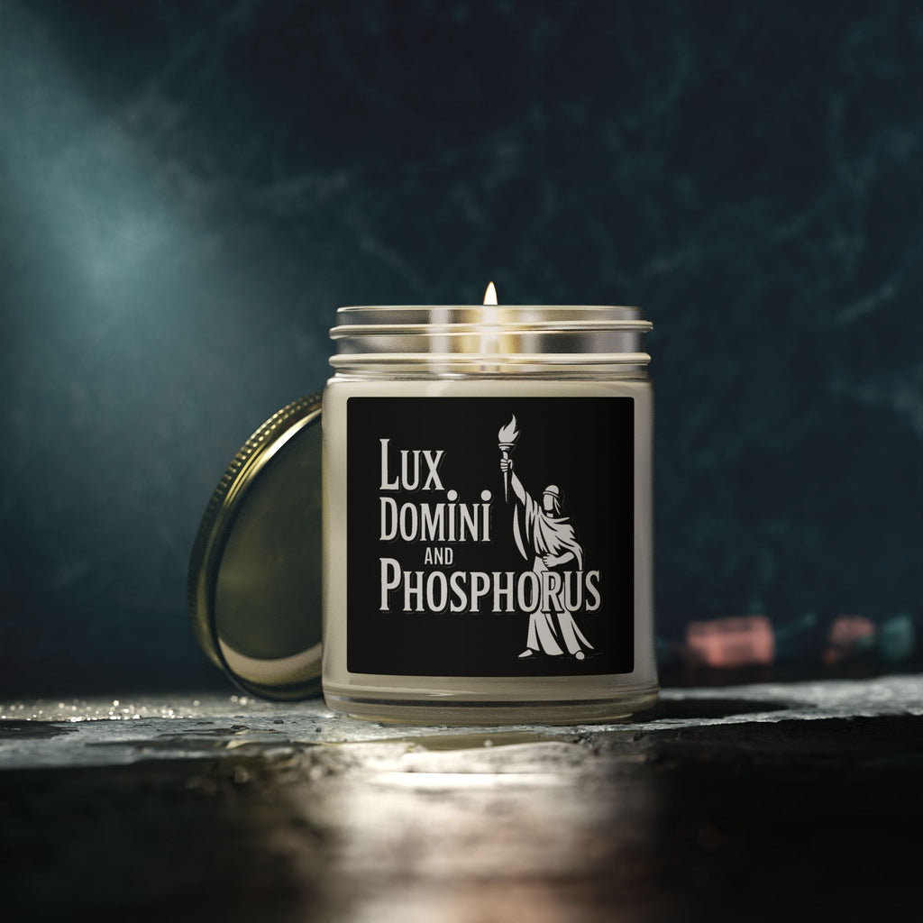 Lux Domini & Phosphorus Coconut Apricot Scented Candle (4oz & 9oz)