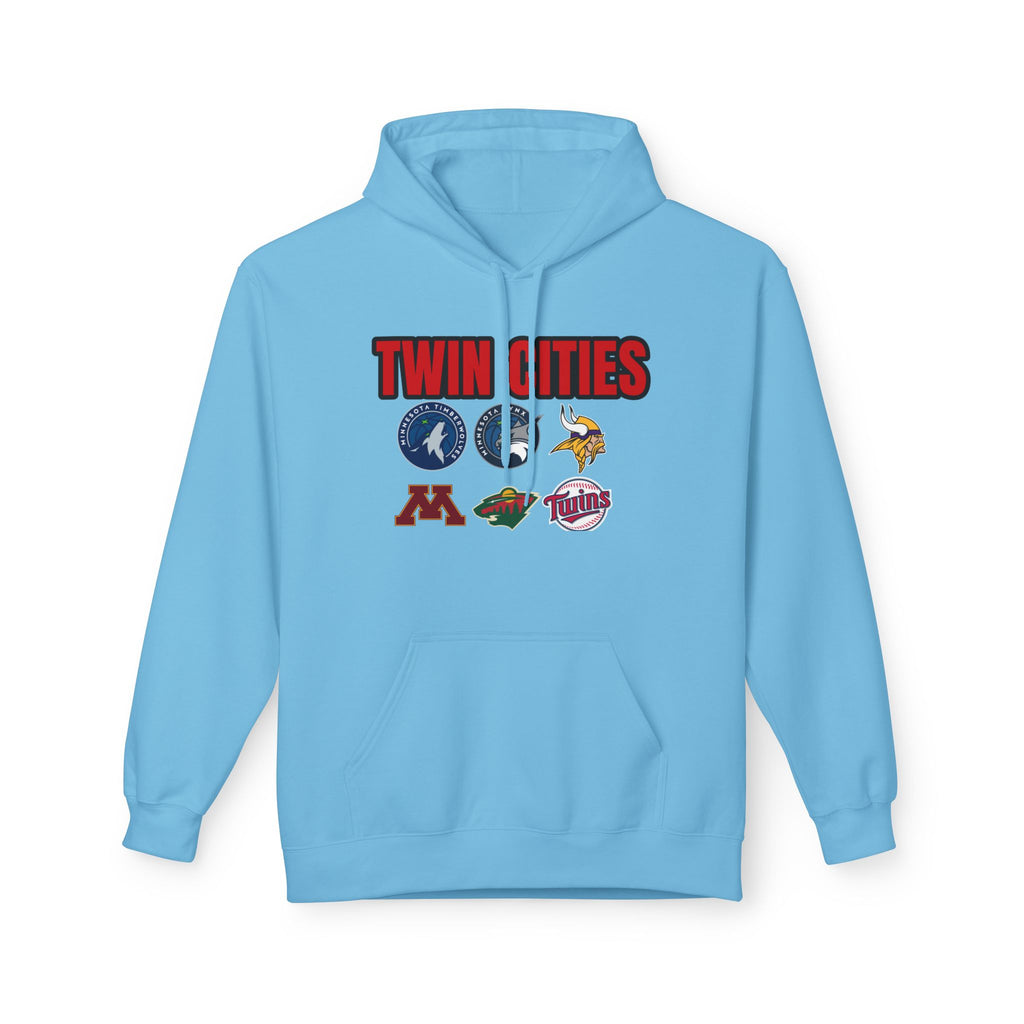 Fleece Hoodie Twin Cities Minneapolis St Paul Design