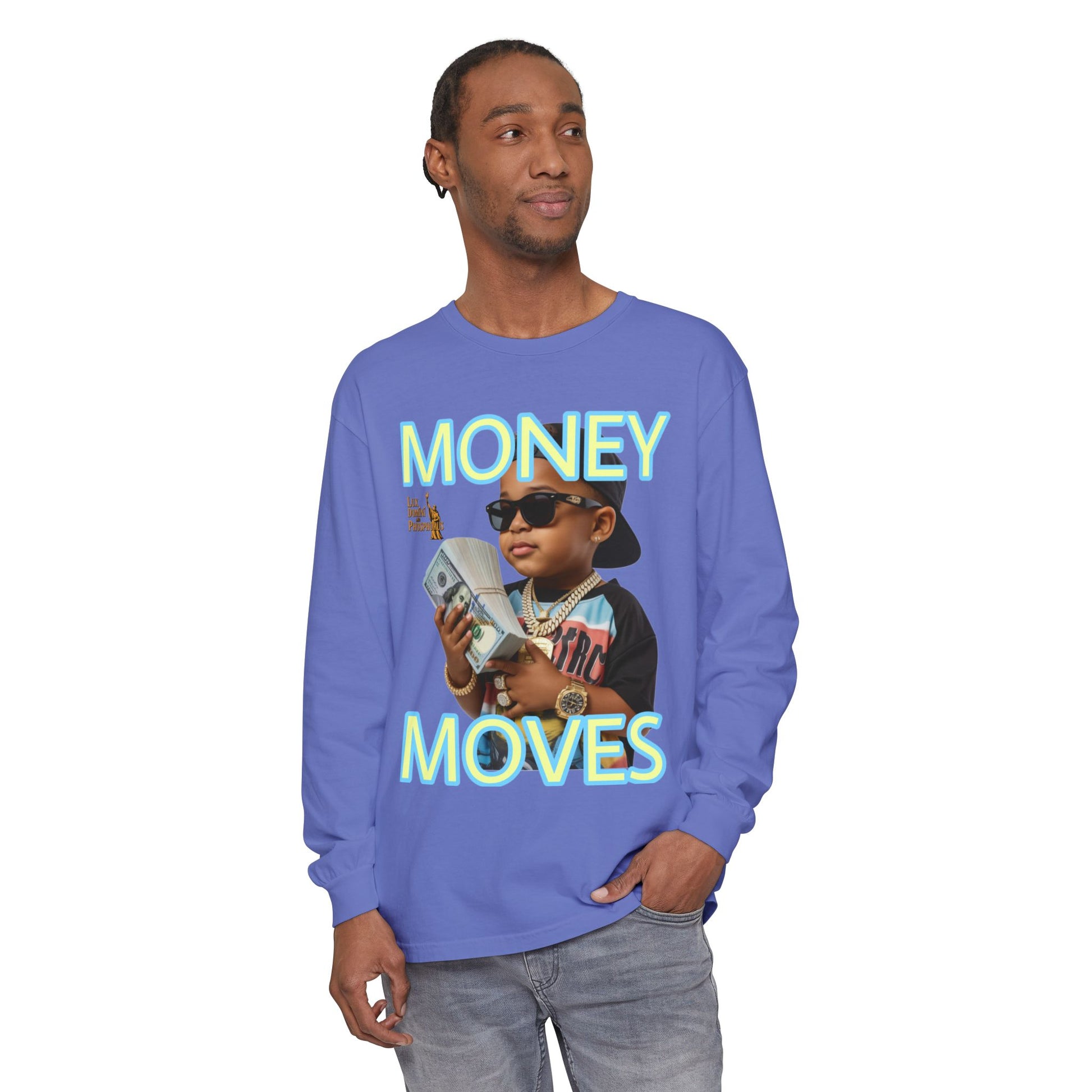 Long Sleeve T-Shirt - Money Moves LD&P APPAREL