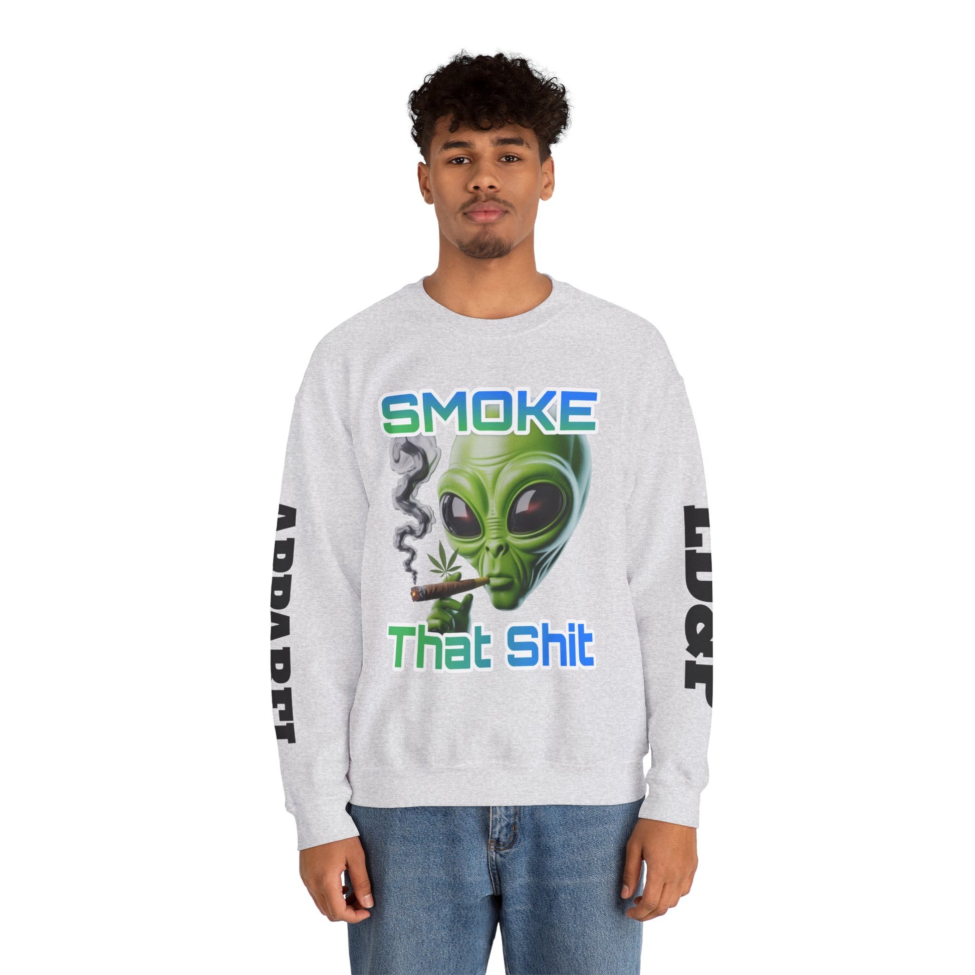 Crewneck Sweatshirt - Smoke That LD&P APPAREL Design