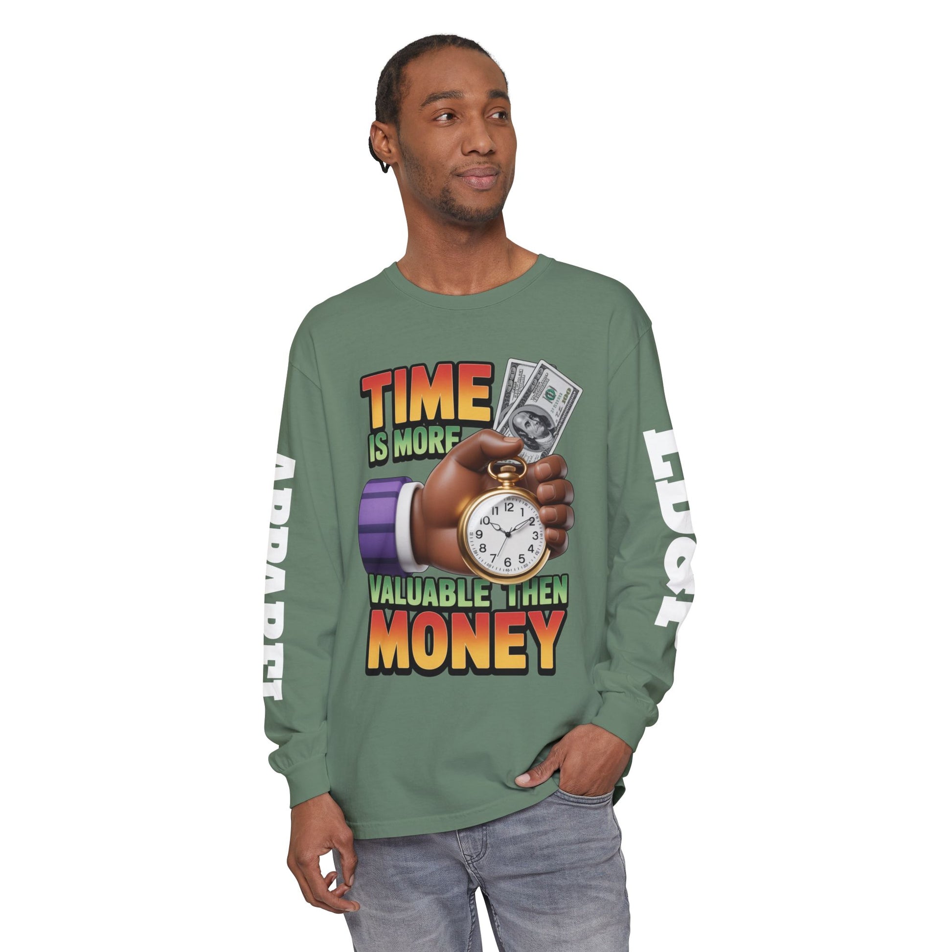 Time is more valuable than money Long Sleeve T-Shirt