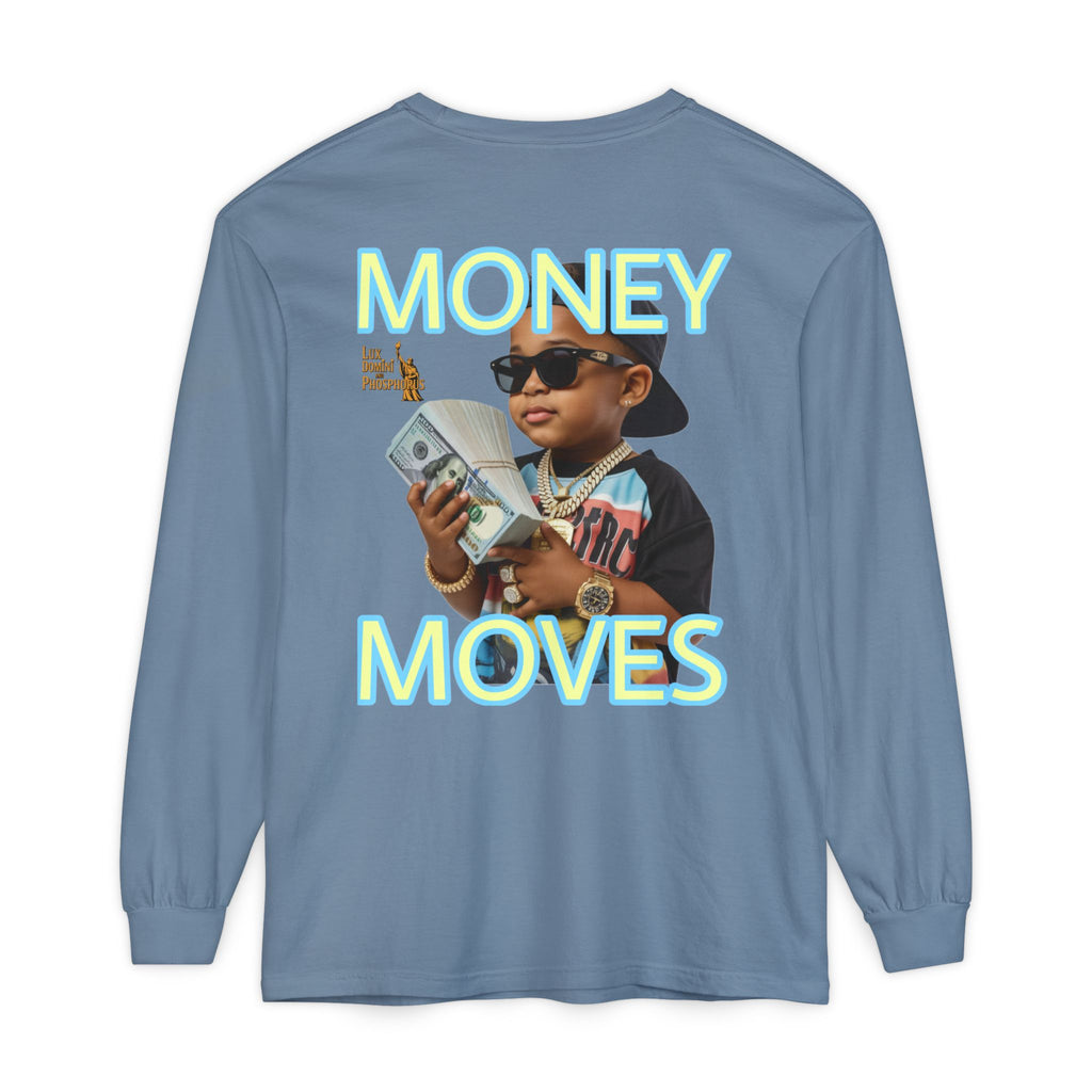 Long Sleeve T-Shirt - Money Moves LD&P APPAREL