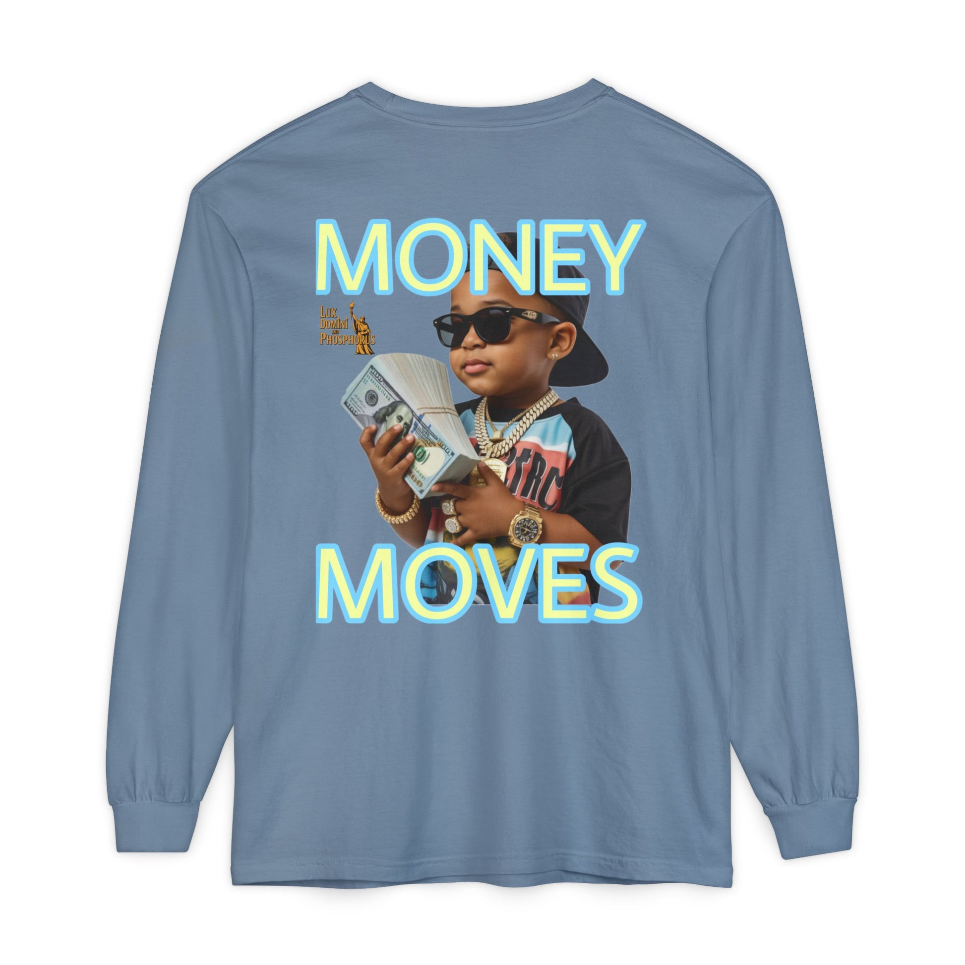 Long Sleeve T-Shirt - Money Moves LD&P APPAREL