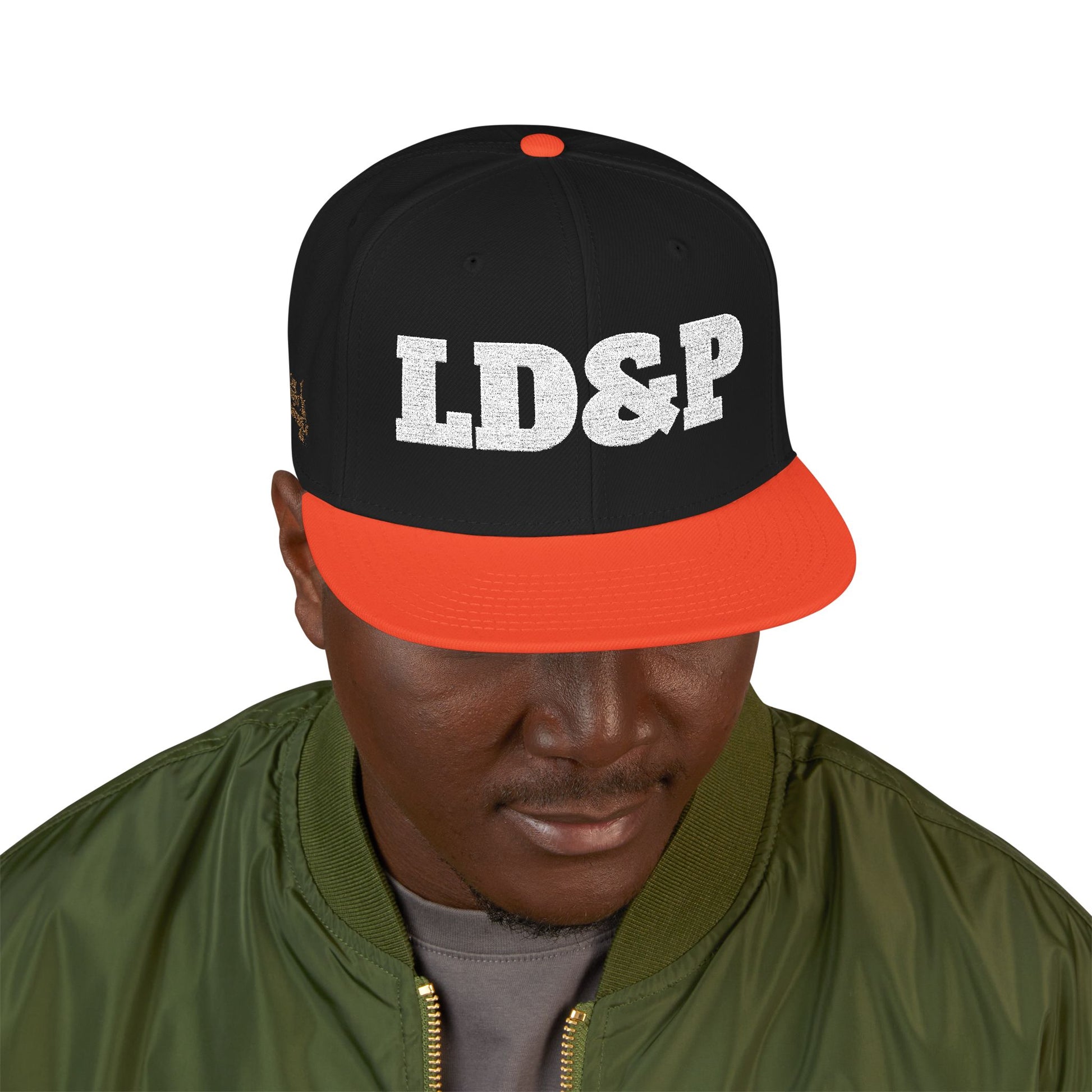 Embroidered Snapback Cap - LD&P Apparel Design 2