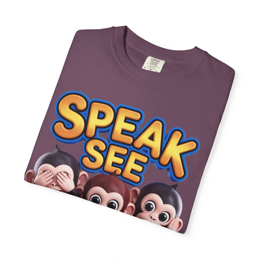Graphic T-Shirt Speak See Hear No Evil