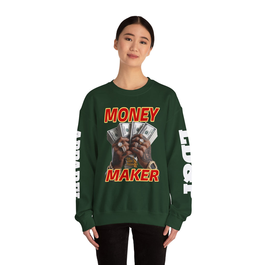 Money Maker Unisex Sweatshirt - LD&P APPAREL Design