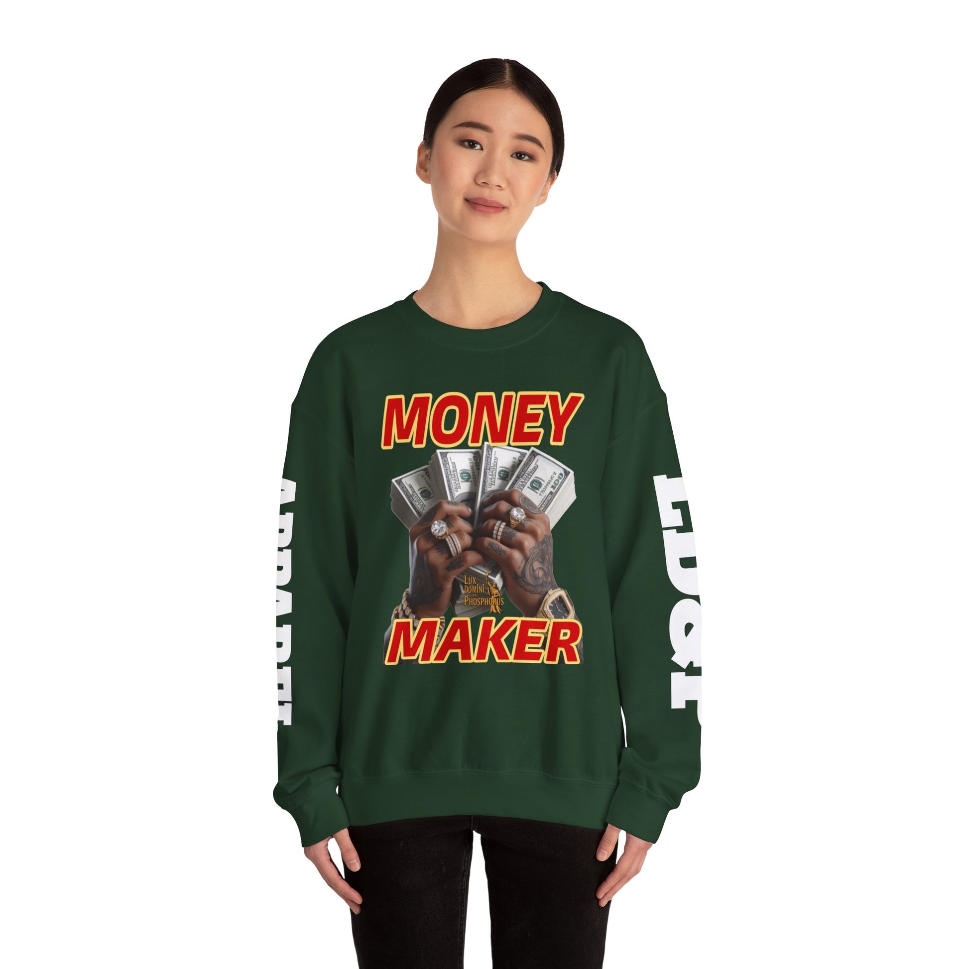 Money Maker Unisex Sweatshirt - LD&P APPAREL Design