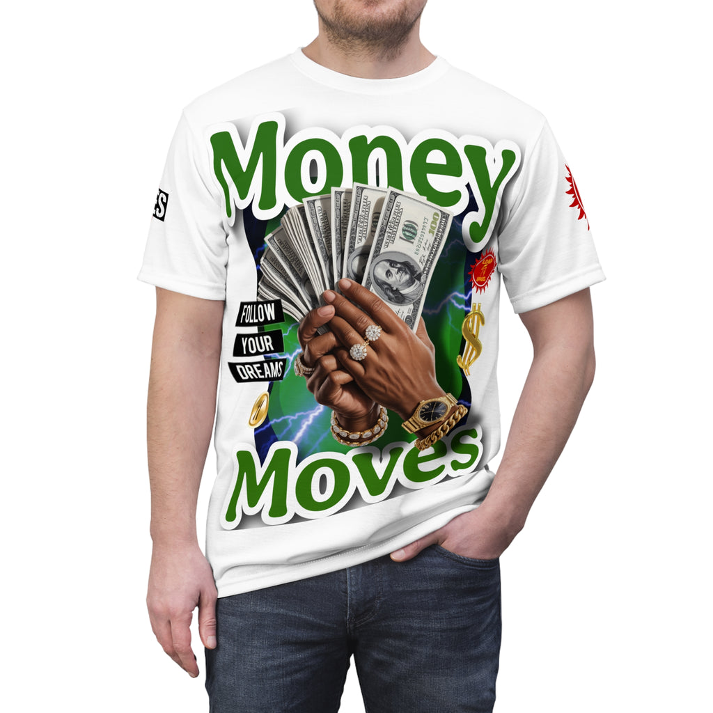 Money Moves T‑Shirt LD&P APPAREL GRAPHIC T-Shirt White