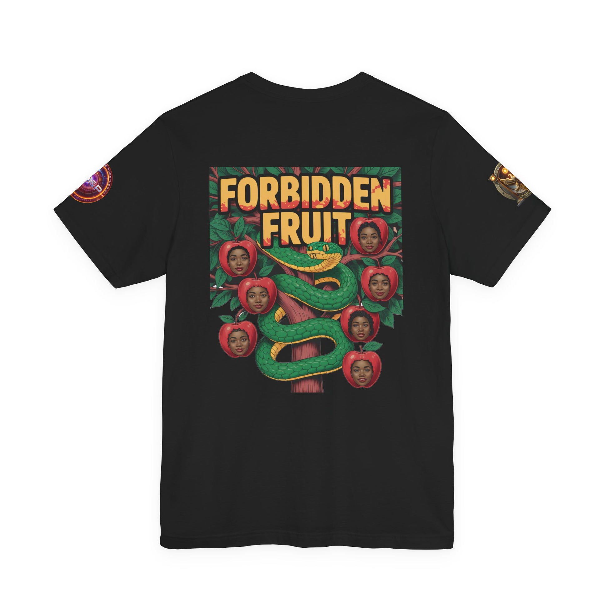 Short Sleeve Tee - Tree of Knowledge Forbidden Fruit Design
