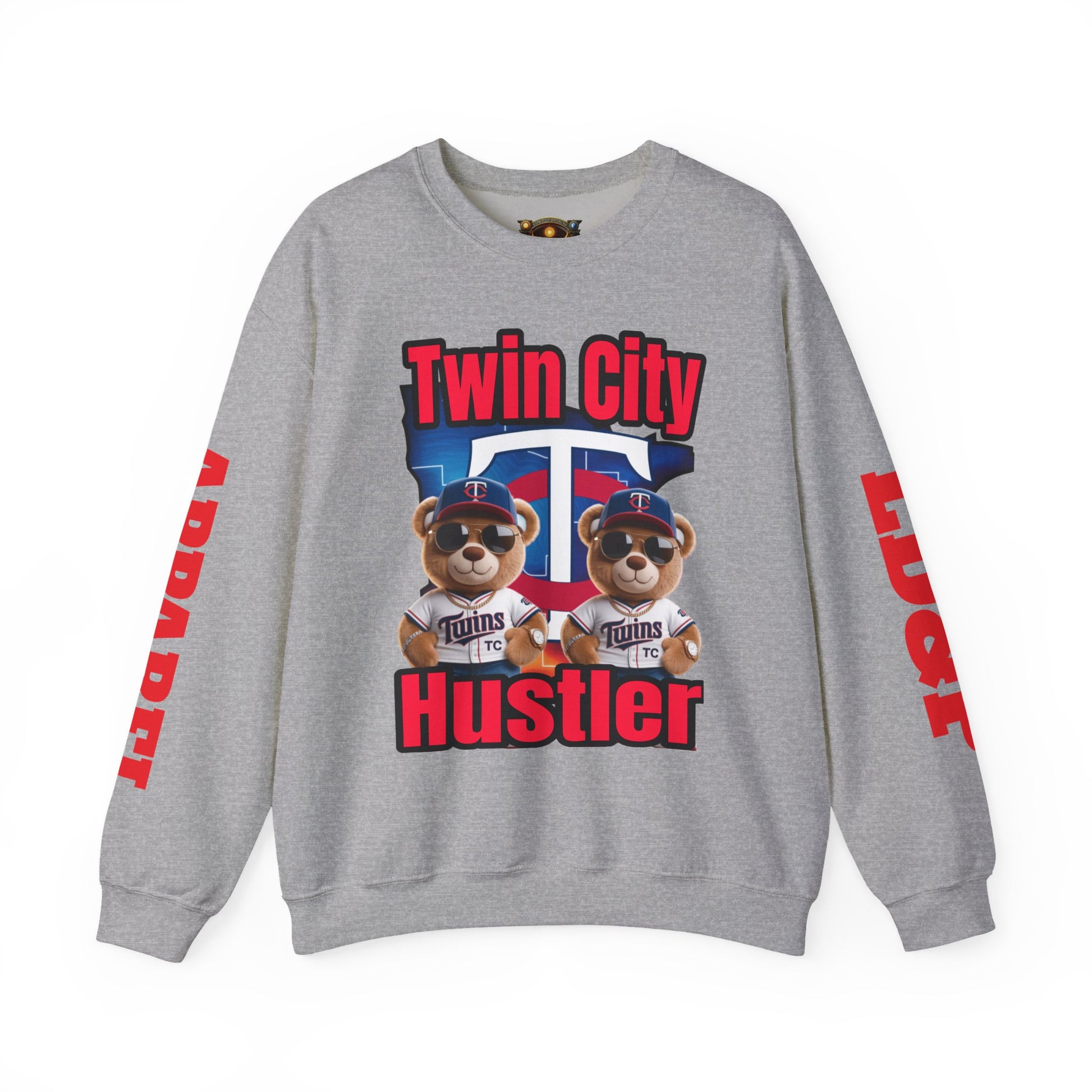 Crewneck Sweatshirt Twin City Hustler LD&P Apparel Design